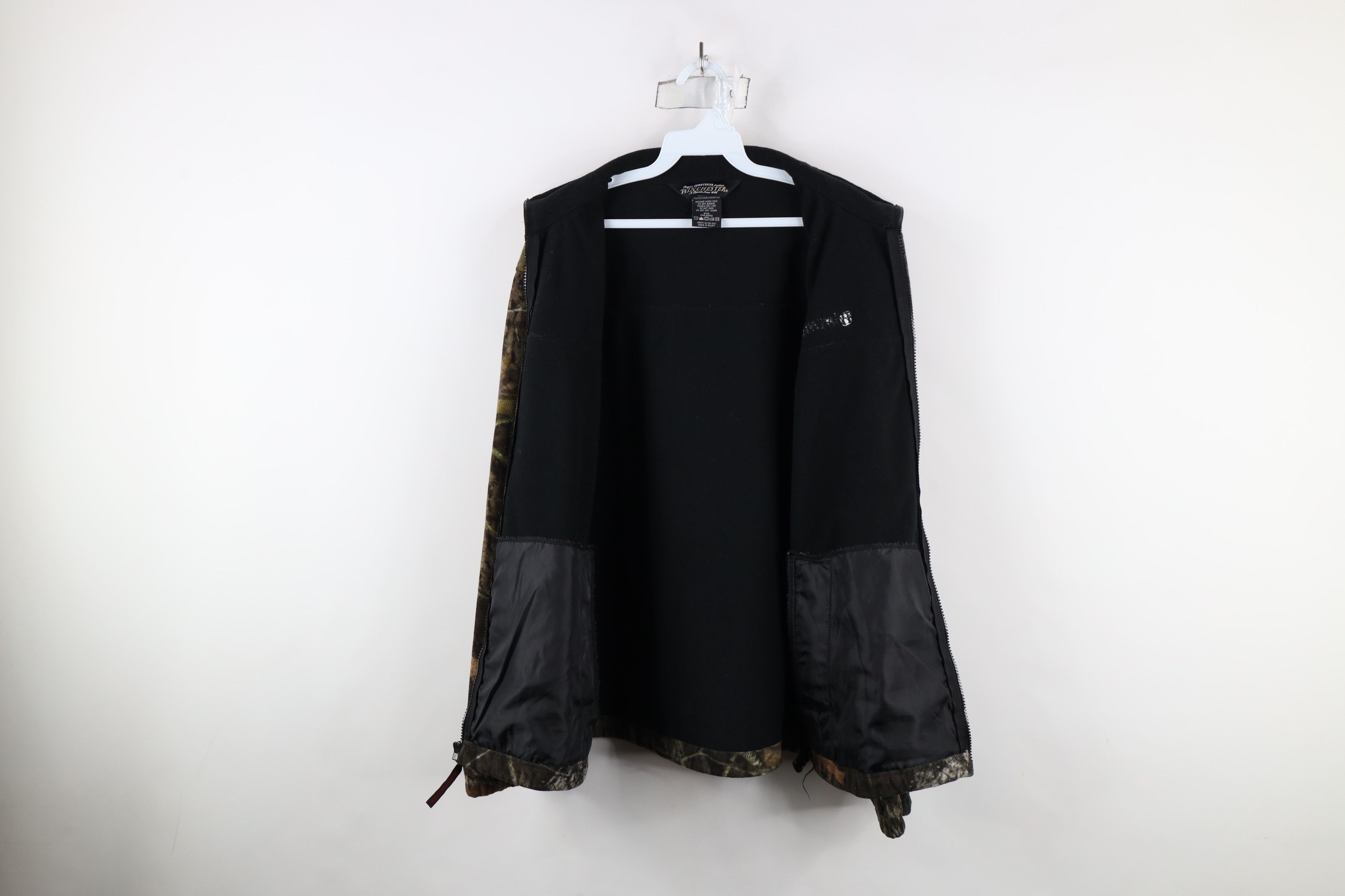 Vintage × Winchester Vintage Winchester Hunting Camouflage Fleece Full Zip Jacket Size US M / EU 48-50 / 2 - 9 Thumbnail