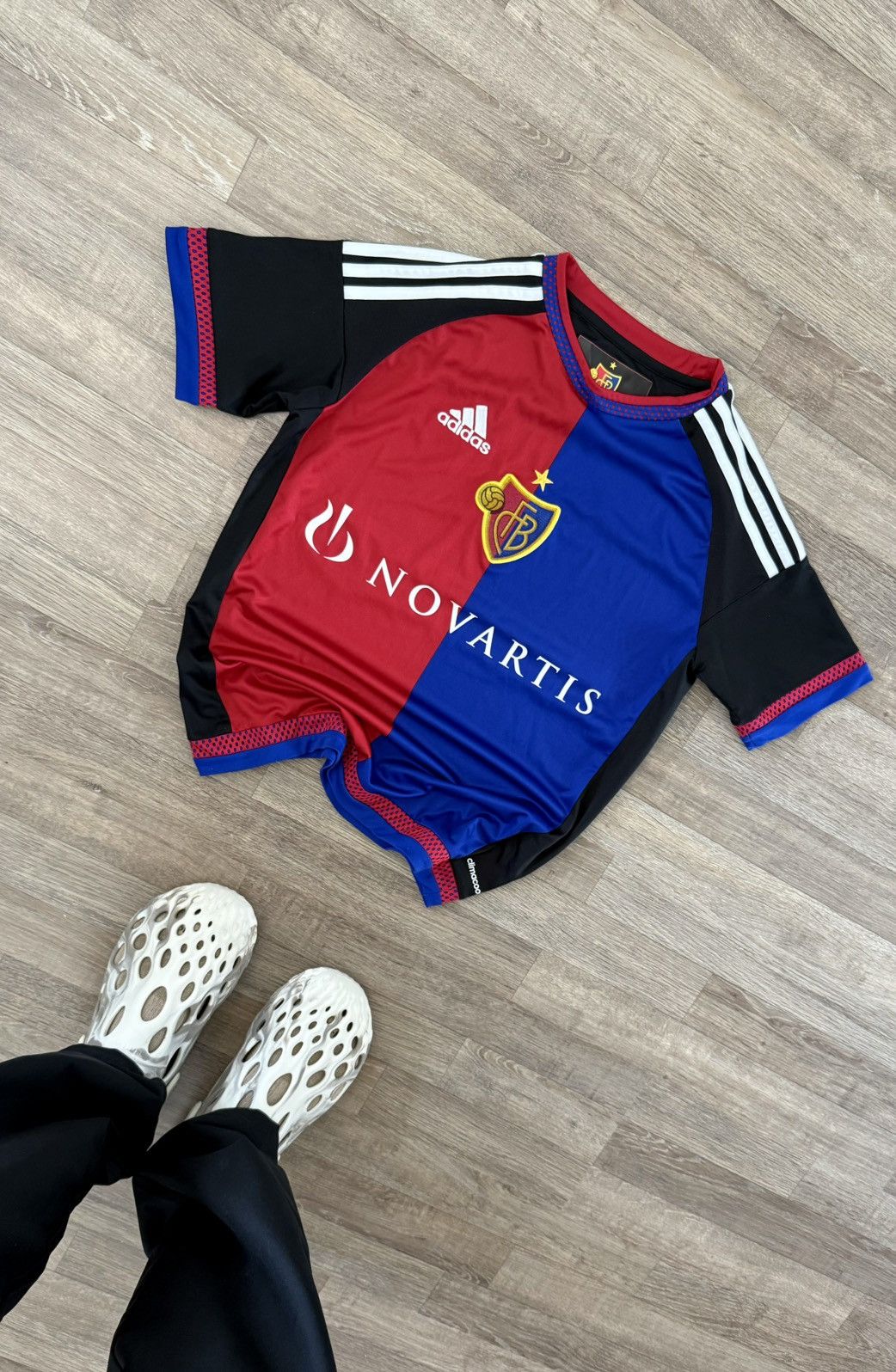 Adidas FC BASEL 2015 FOOTBALL Y2K SOCCER FOOTBALL RARE JERSEY Size US S / EU 44-46 / 1 - 1 Thumbnail
