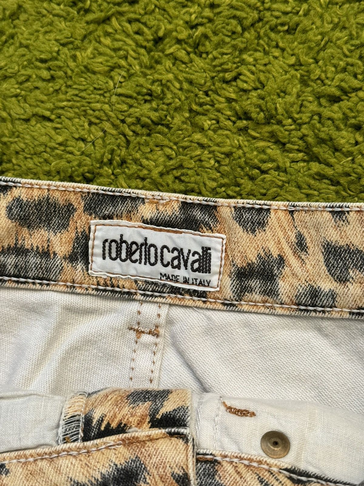 Just Cavalli × Roberto Cavalli Roberto Cavalli 90s archive golden chains leopard Jeans Size 25" / US 0 / IT 36 - 6 Thumbnail