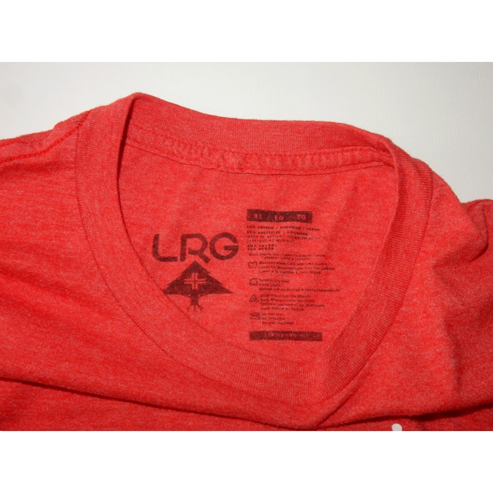 Vintage VINTAGE LRG T Shirt XL Men Red Graphic Print Cotton Blend Short Sleeve Mens XL Size US XL / EU 56 / 4 - 2 Thumbnail