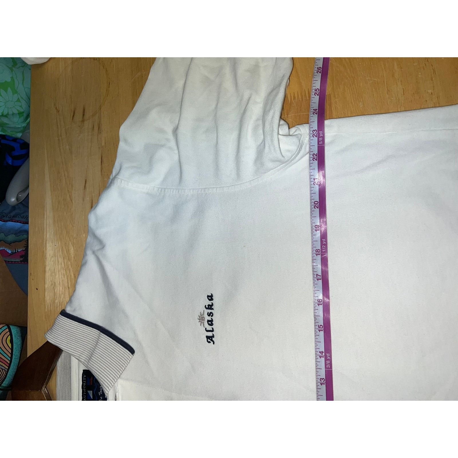 Port Authority Vintage Alaska Polo White Collared 100% Cotton Mens XL Size US XL / EU 56 / 4 - 7 Thumbnail