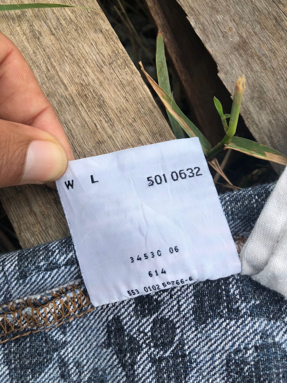 Levi's Vintage Levi's 501 Denim Jeans Skull Design Size US 33 - 6 Thumbnail