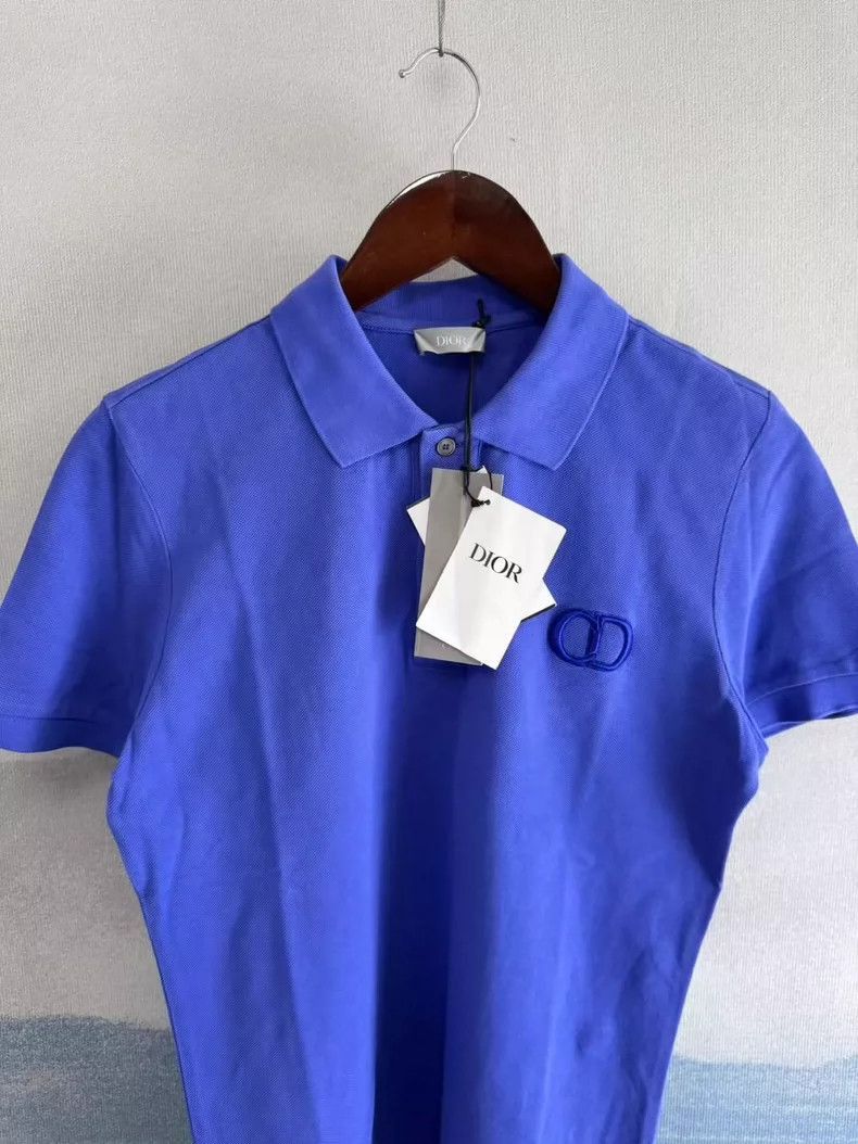 Dior Dior Blue Purple CD Embroidered Polo Shirt-2505 Size US XS / EU 42 / 0 - 2 Thumbnail