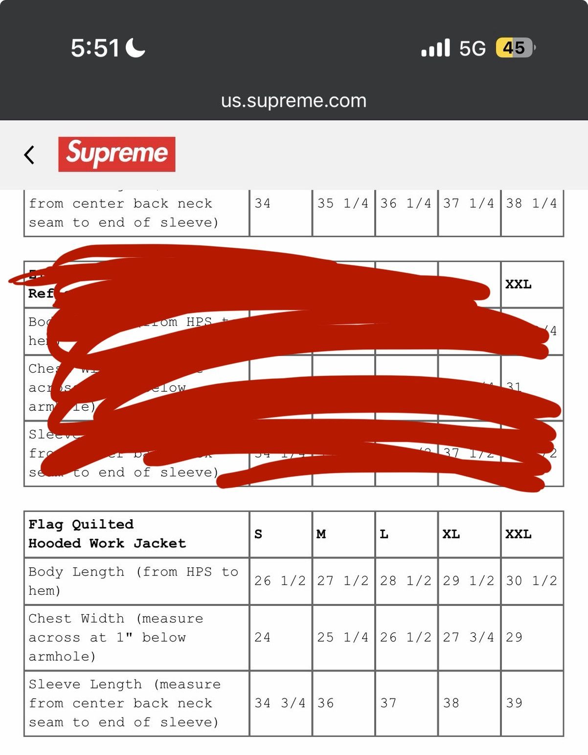 Supreme Supreme Flag Quilted Hooded Work Jacket - black - Large Size US L / EU 52-54 / 3 - 11 Thumbnail