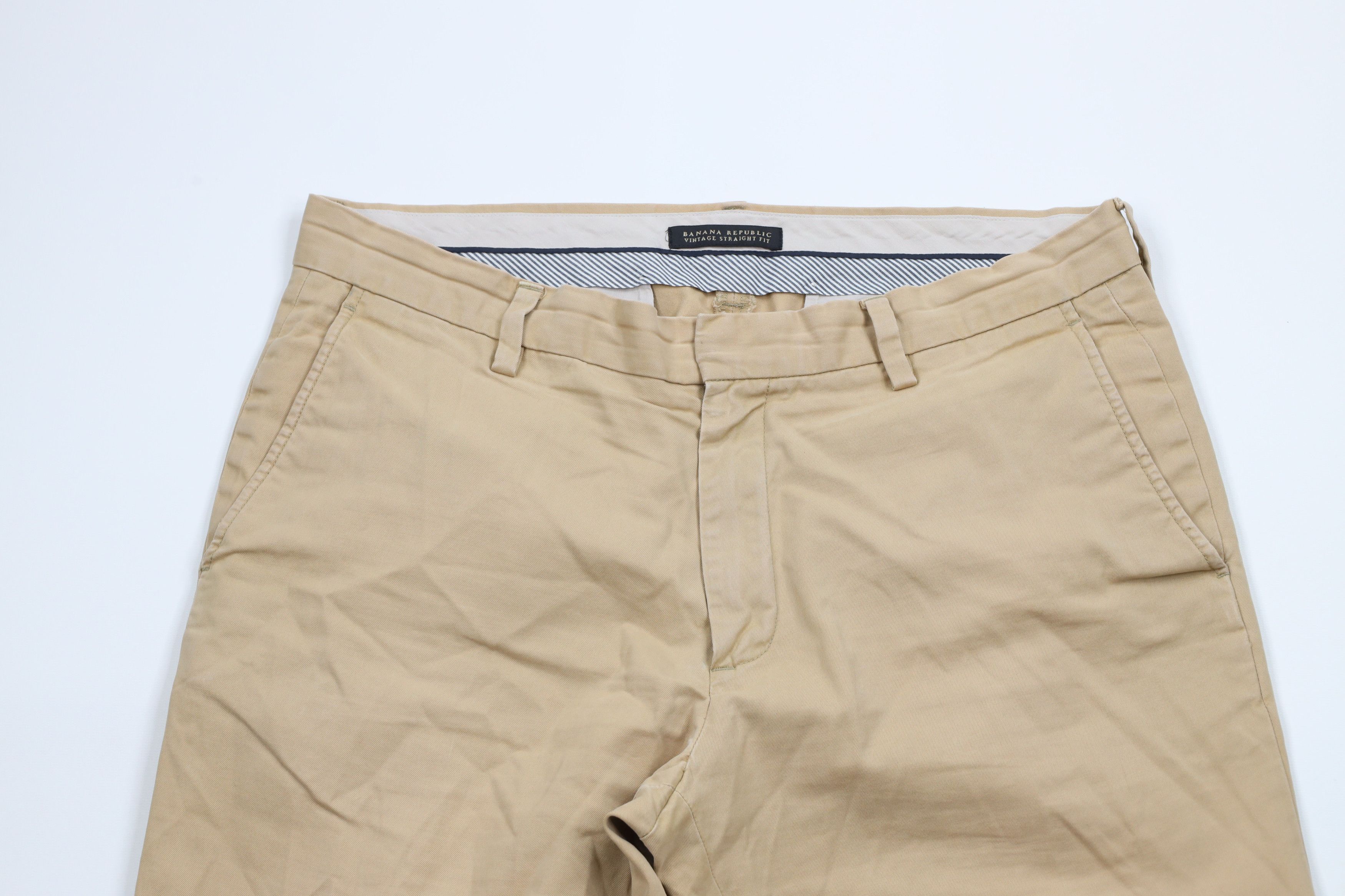 Banana Republic × Vintage Vintage Banana Republic Straight Fit Chino Pants Beige Size US 34 / EU 50 - 2 Thumbnail