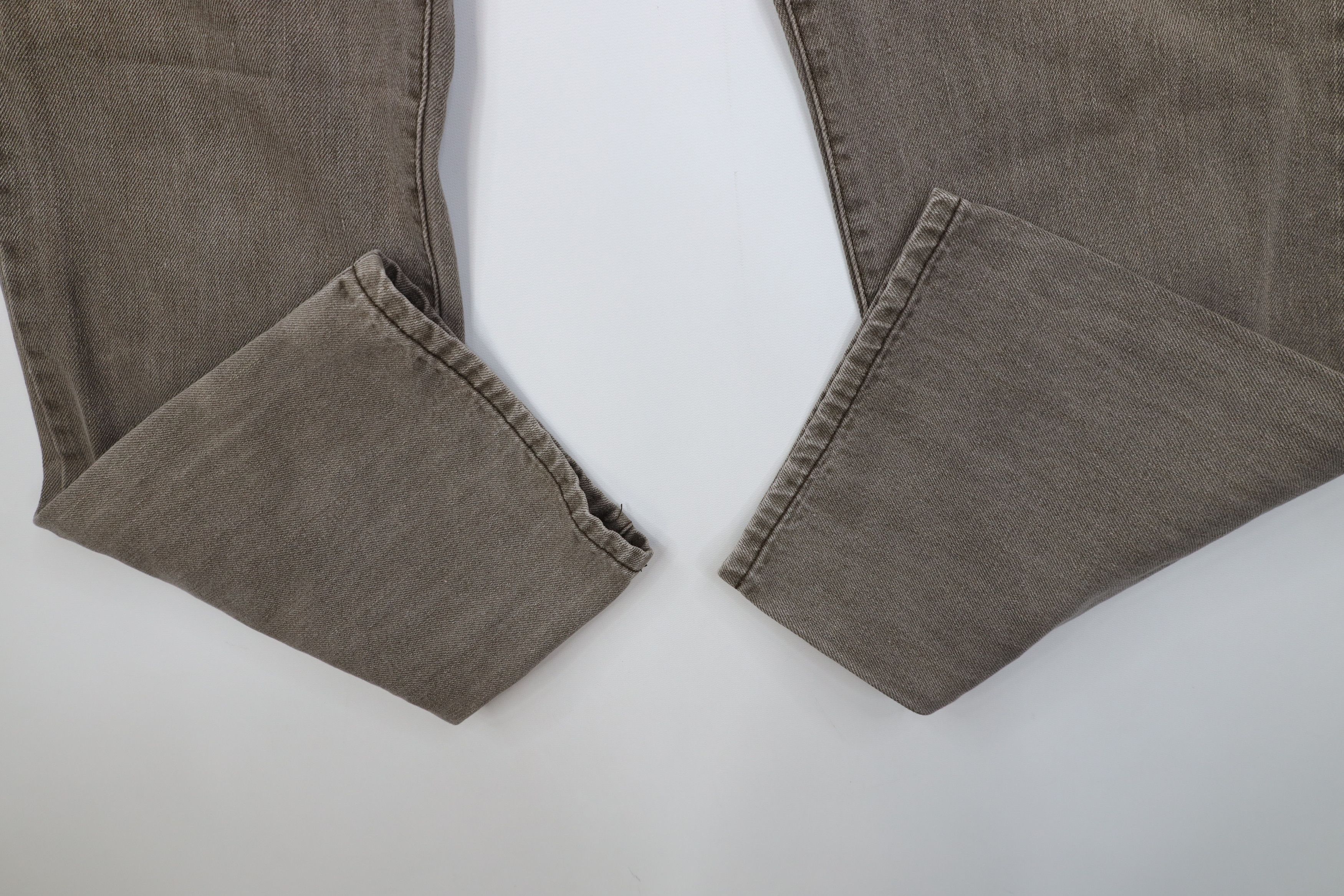 Vintage Vintage 90s Y2K Streetwear Baggy Wide Leg Denim Jeans Brown Size US 34 / EU 50 - 5 Thumbnail