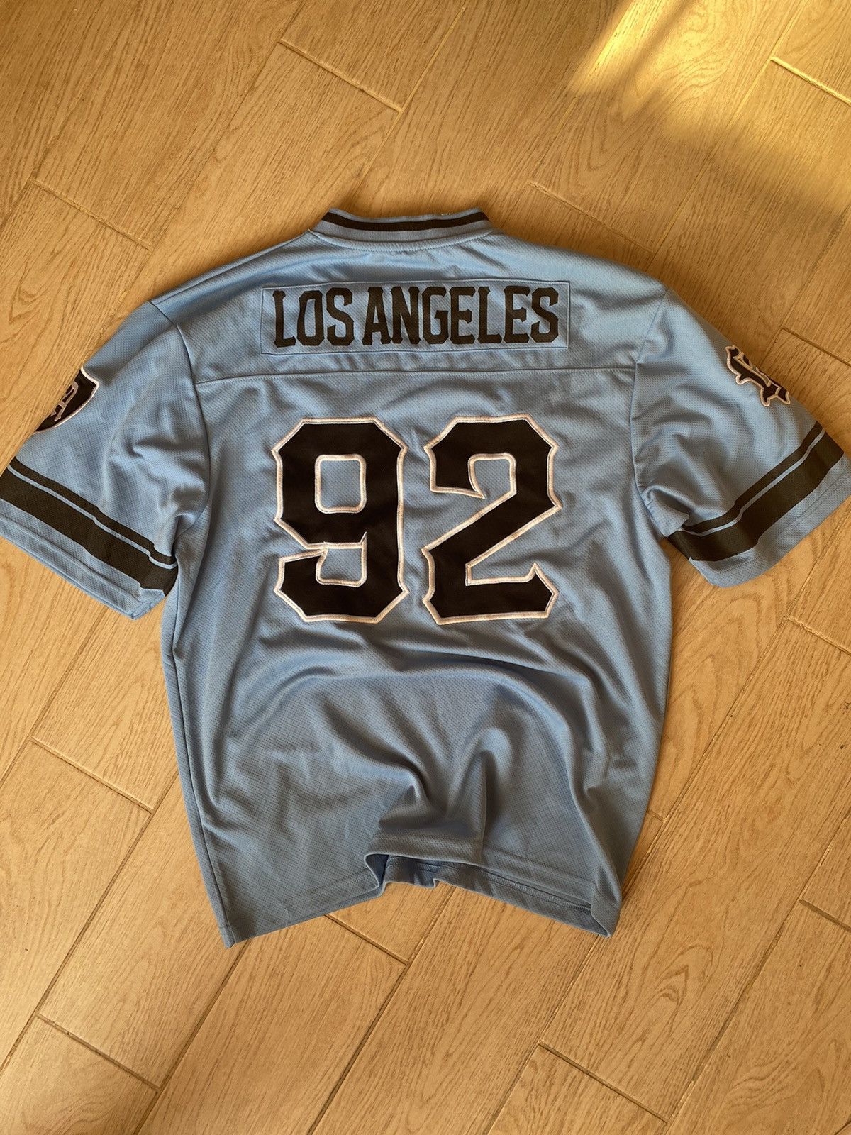 Japanese Brand × Vintage Los Angeles futuristic distressed jersey Size US XL / EU 56 / 4 - 1 Thumbnail