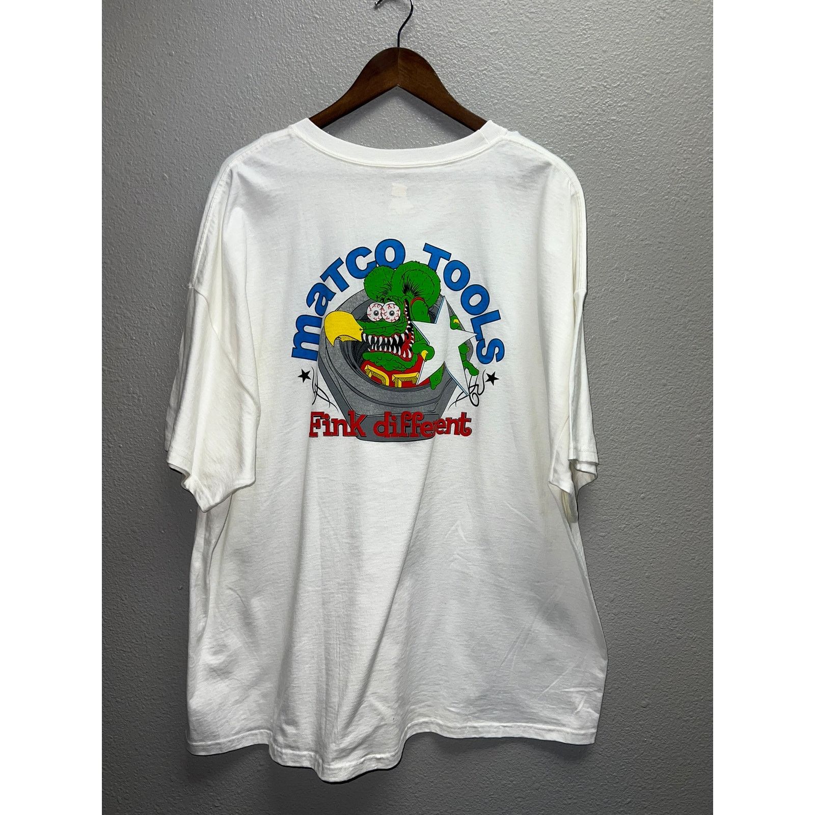 Hanes Matco Tools Rat Fink Shirt Different Car Mechanic Tee 3XL Size US XXL / EU 58 / 5 - 1 Thumbnail