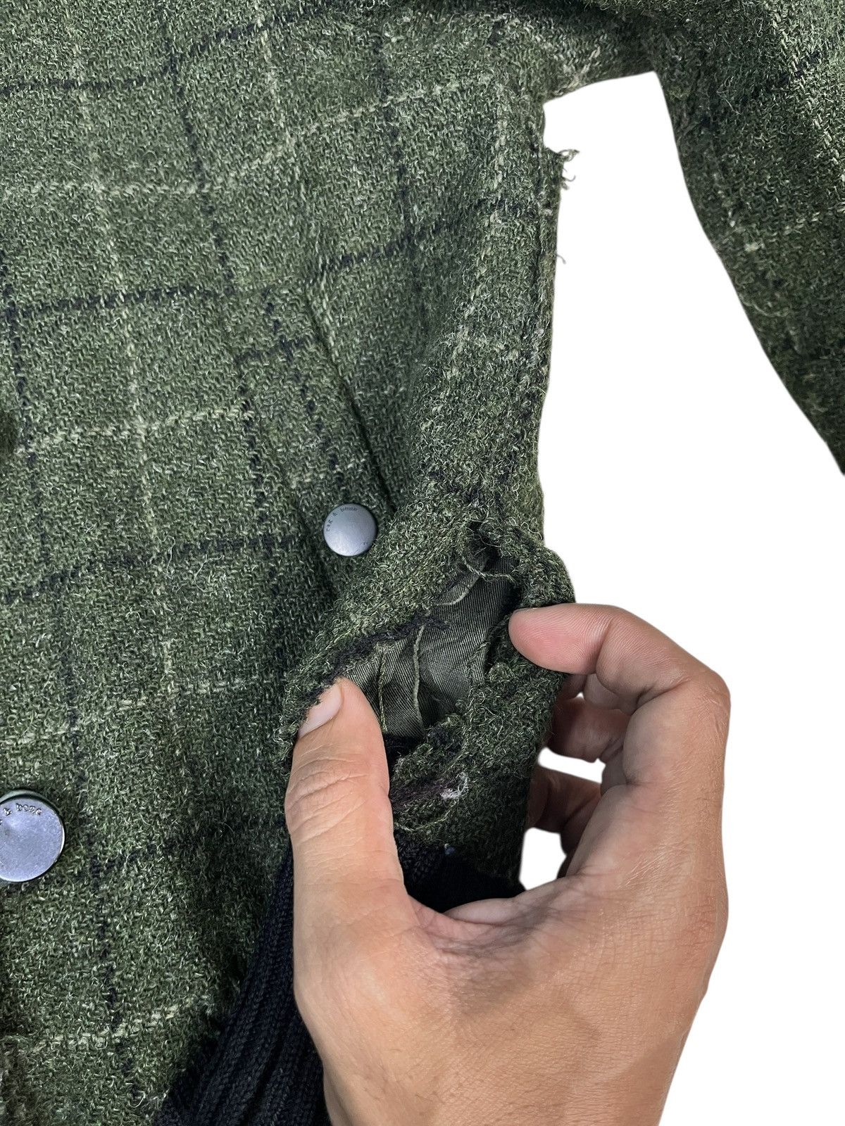Harris Tweed Rag & Bone Harris Tweed Lampo Zipper Italian Lamb Shearling Size XS / US 0-2 / IT 36-38 - 21 Thumbnail
