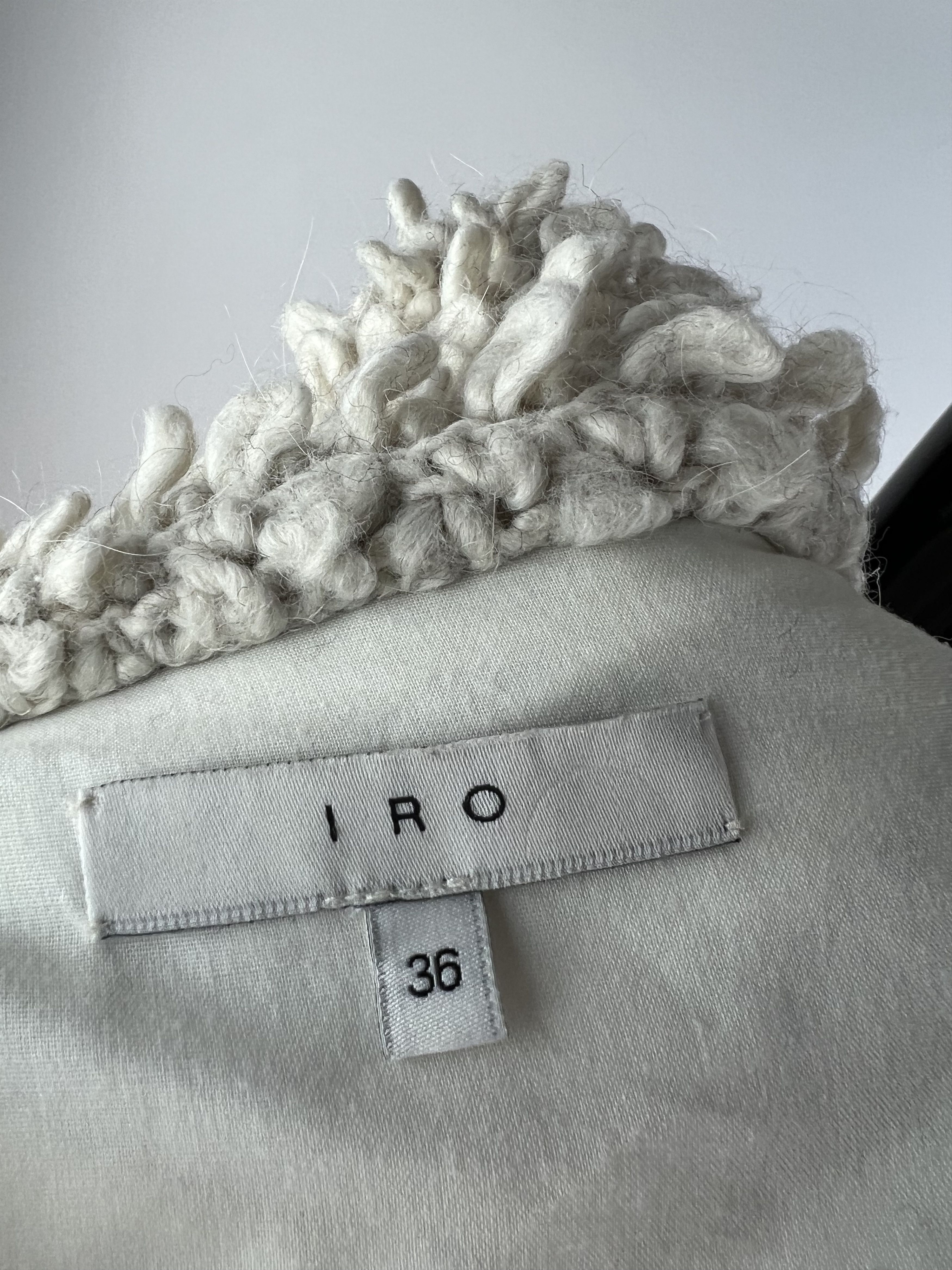 Iro Iro Women's Ivory Jacket Size 36 Size S / US 4 / IT 40 - 8 Thumbnail