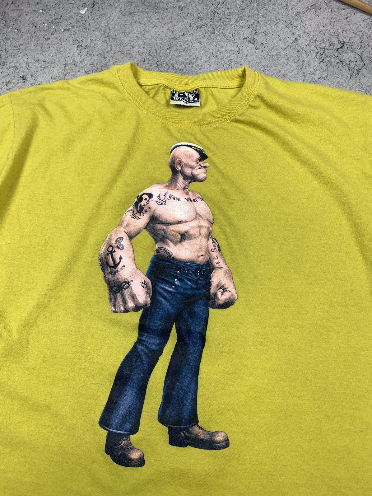 Vintage Vintage Popeye The Sailor Man T-Shirt Size XXL Size US XXL / EU 58 / 5 - 3 Thumbnail