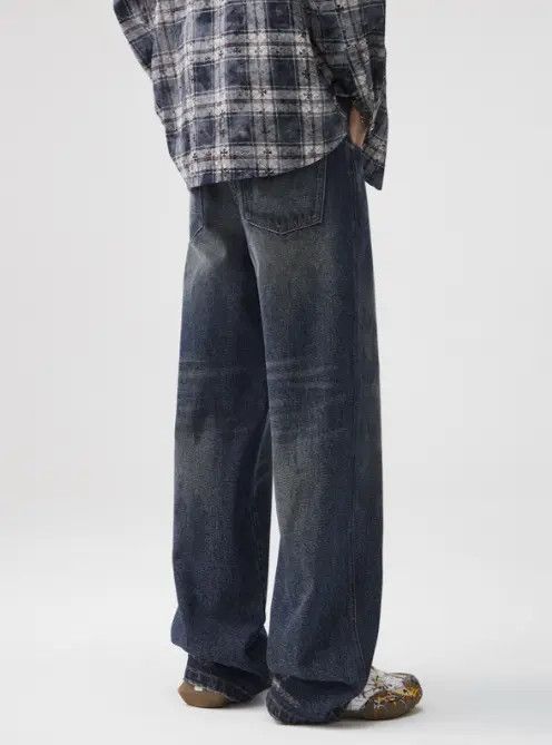 VIBE American retro dirty washed jeans Size US 32 / EU 48 - 5 Thumbnail