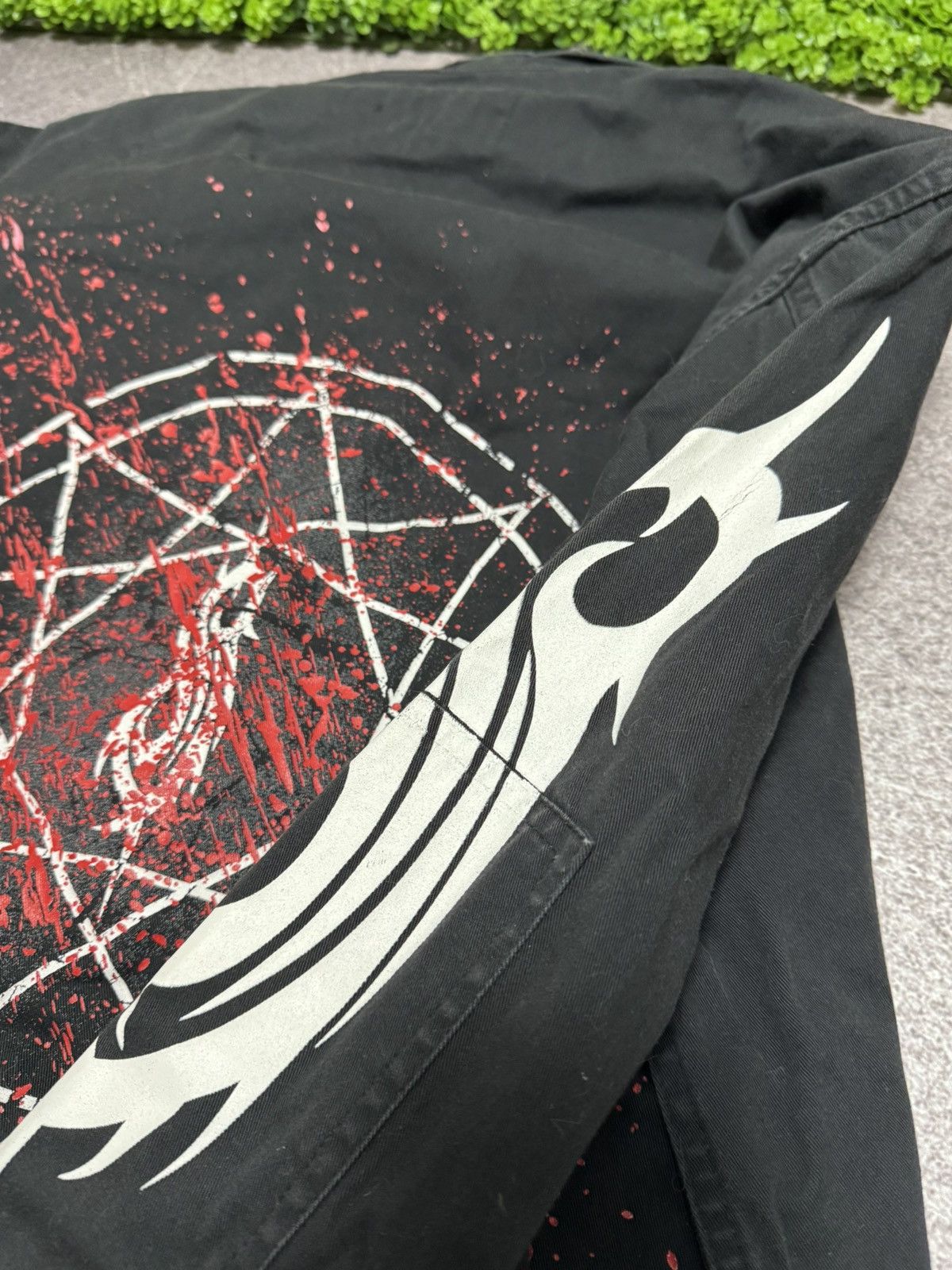 Vintage Vintage Slipknot 2008 Military Jacket Rock Band Y2k Size US L / EU 52-54 / 3 - 19 Thumbnail
