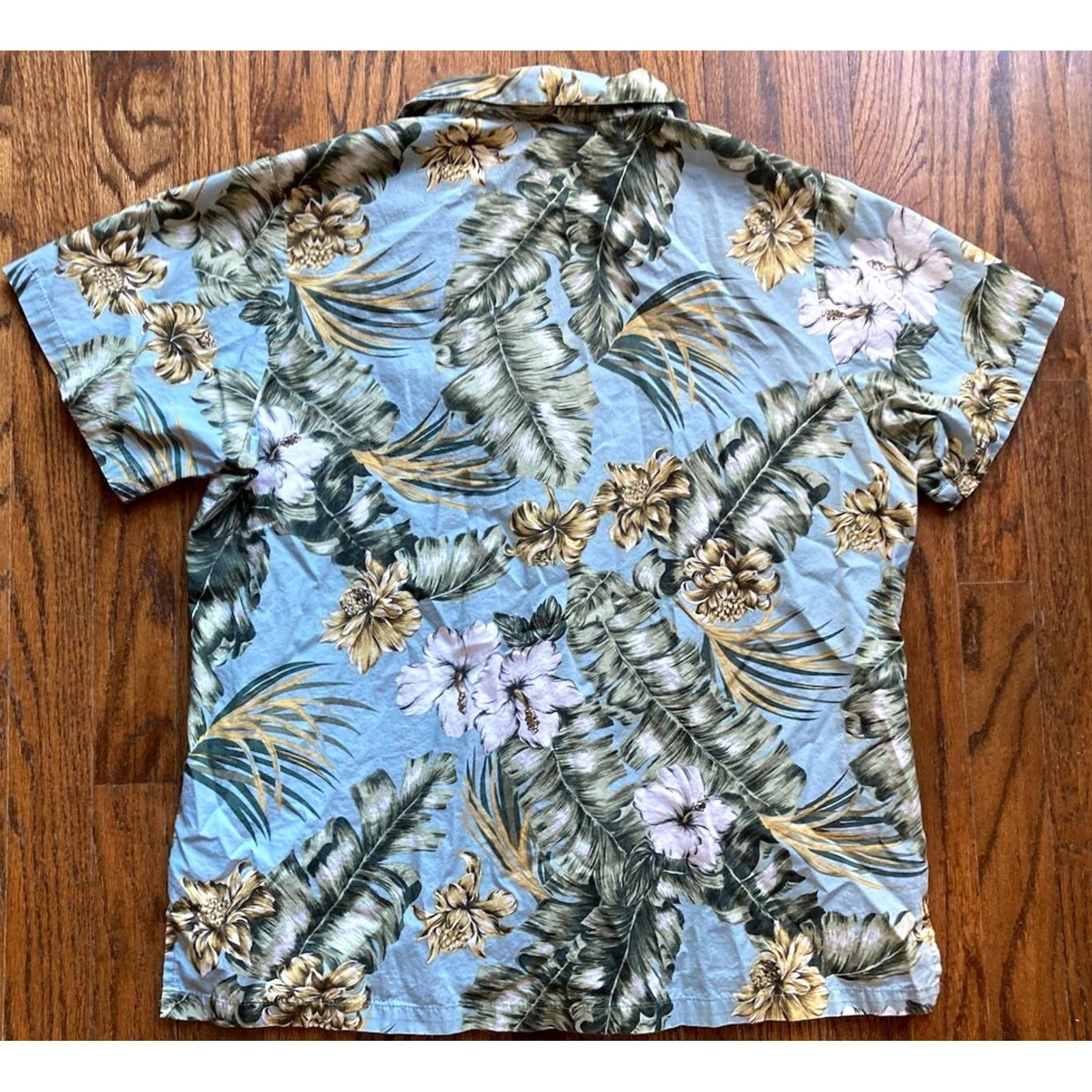 Vintage VINTAGE Kilani Hawaiian Shirt Mens Large Blue Floral Made In Hawaii USA Cotton Size US L / EU 52-54 / 3 - 7 Thumbnail