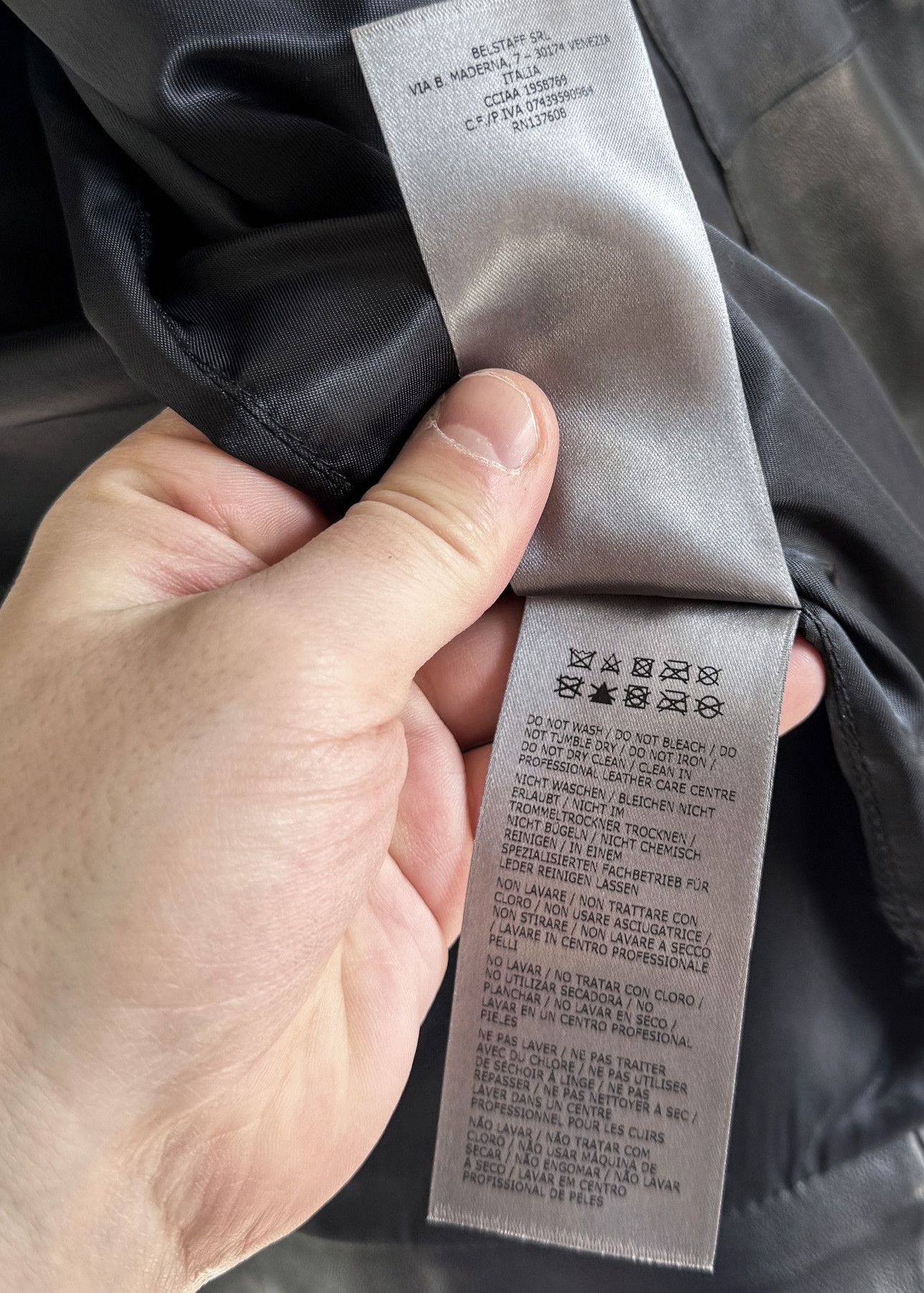 Belstaff Belstaff Black Lambskin Leather Fenway Biker Jacket Size US XL / EU 56 / 4 - 13 Thumbnail