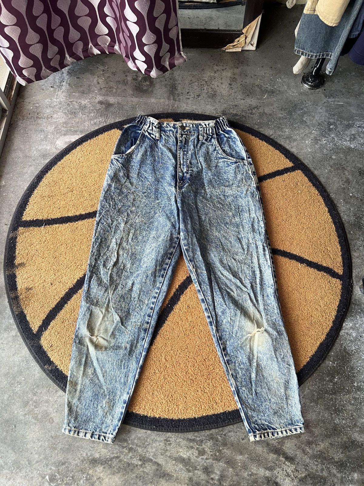 Japanese Brand 🔥Japanese Brand Acid Wash Distressed Denim Size US 27 - 2 Thumbnail