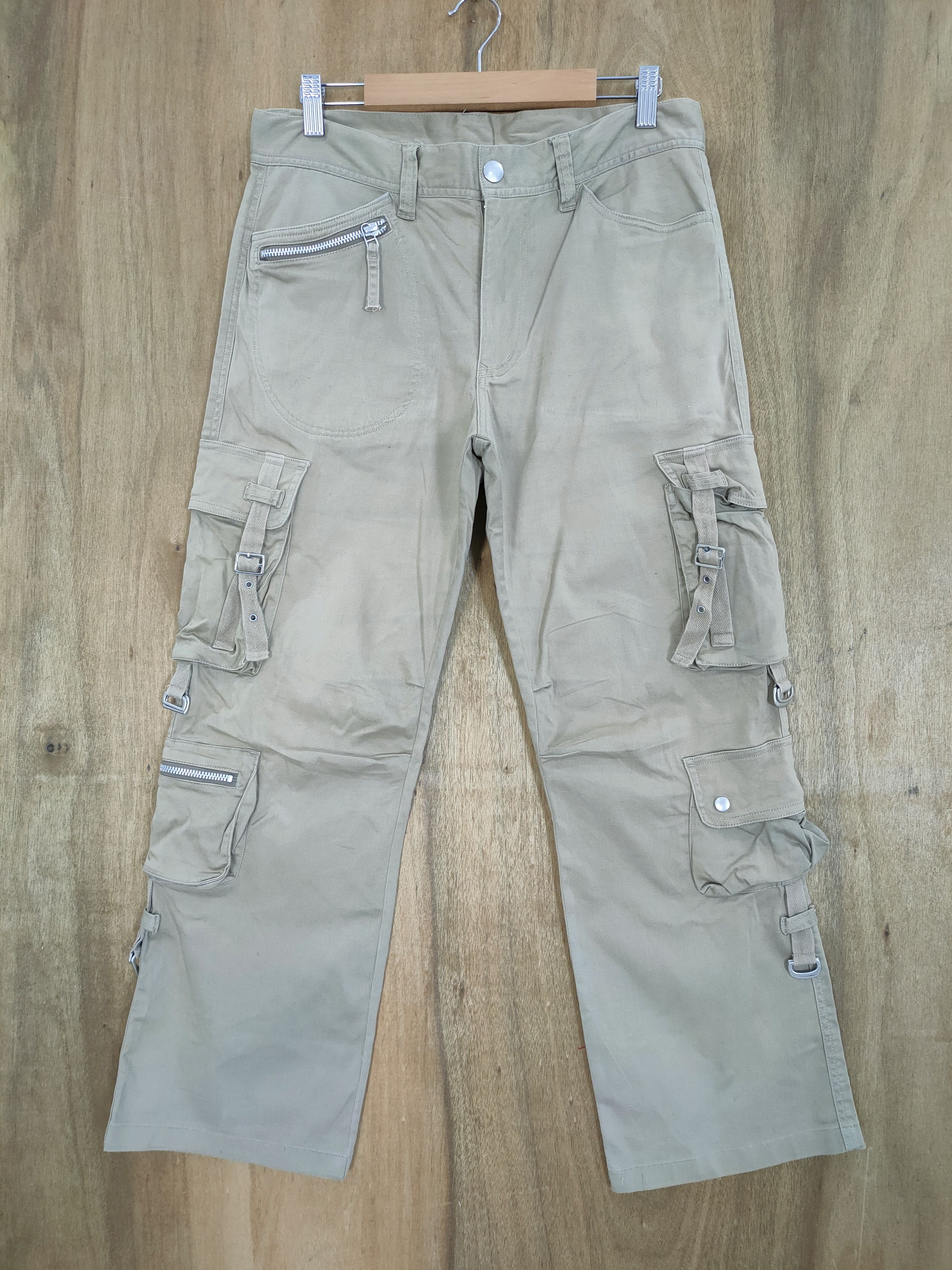 Japanese Brand MODERN LOVER WOMEN MULTIPOCKET CARGO PANTS Size US 29 - 1 Thumbnail