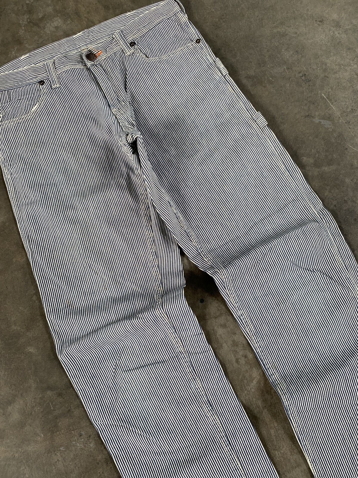 Blue Blue Japan Blueblue japan hickory carpenter jeans Size US 31 - 7 Thumbnail