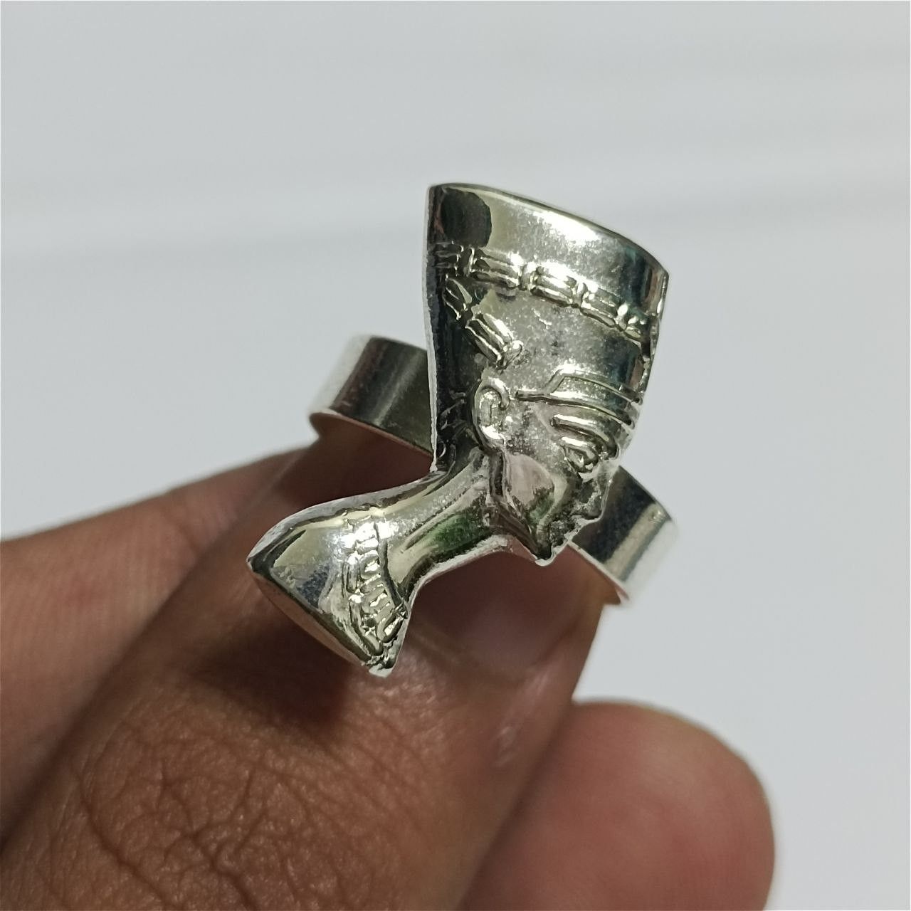 Other Elegant handmade Nefertiti ring silver-plated Size ONE SIZE - 7 Thumbnail