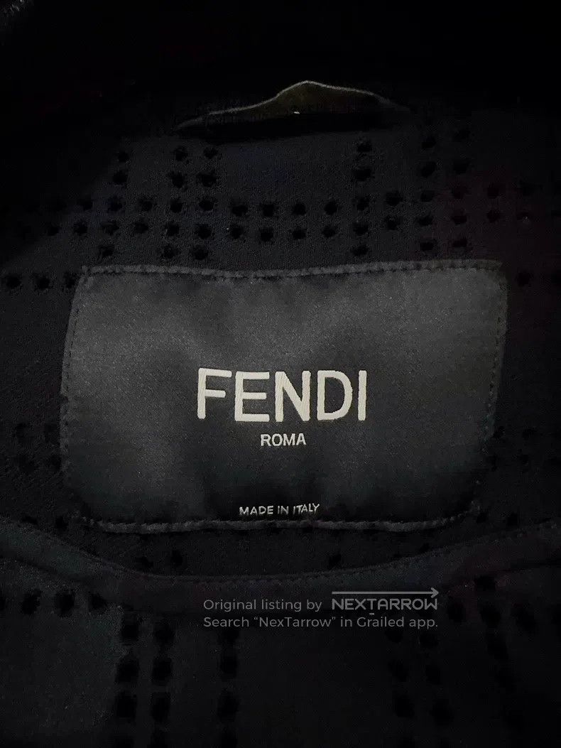 Fendi Fendi Black Lace-Up Jacket Size US M / EU 48-50 / 2 - 3 Thumbnail