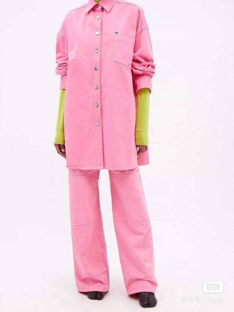 Raf Simons Raf simons 21aw pink denim shirt Size US XS / EU 42 / 0 - 2 Thumbnail