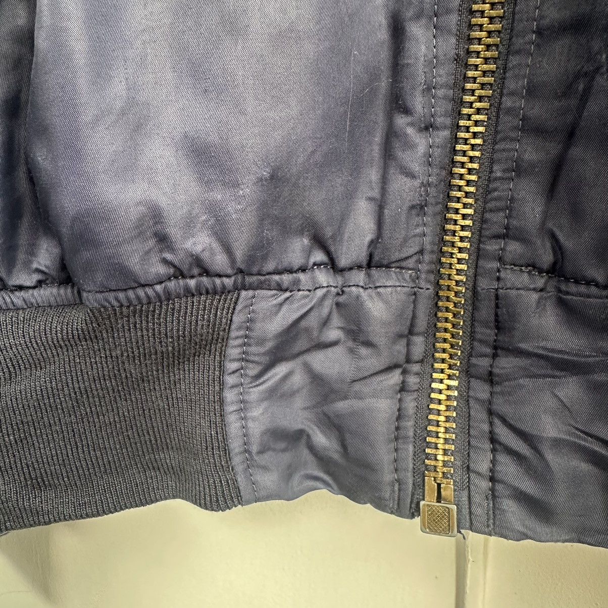 Vintage Vintage MA-1 Y2K Blue Militari Flyght Bomber USA Jacket Size US L / EU 52-54 / 3 - 14 Thumbnail