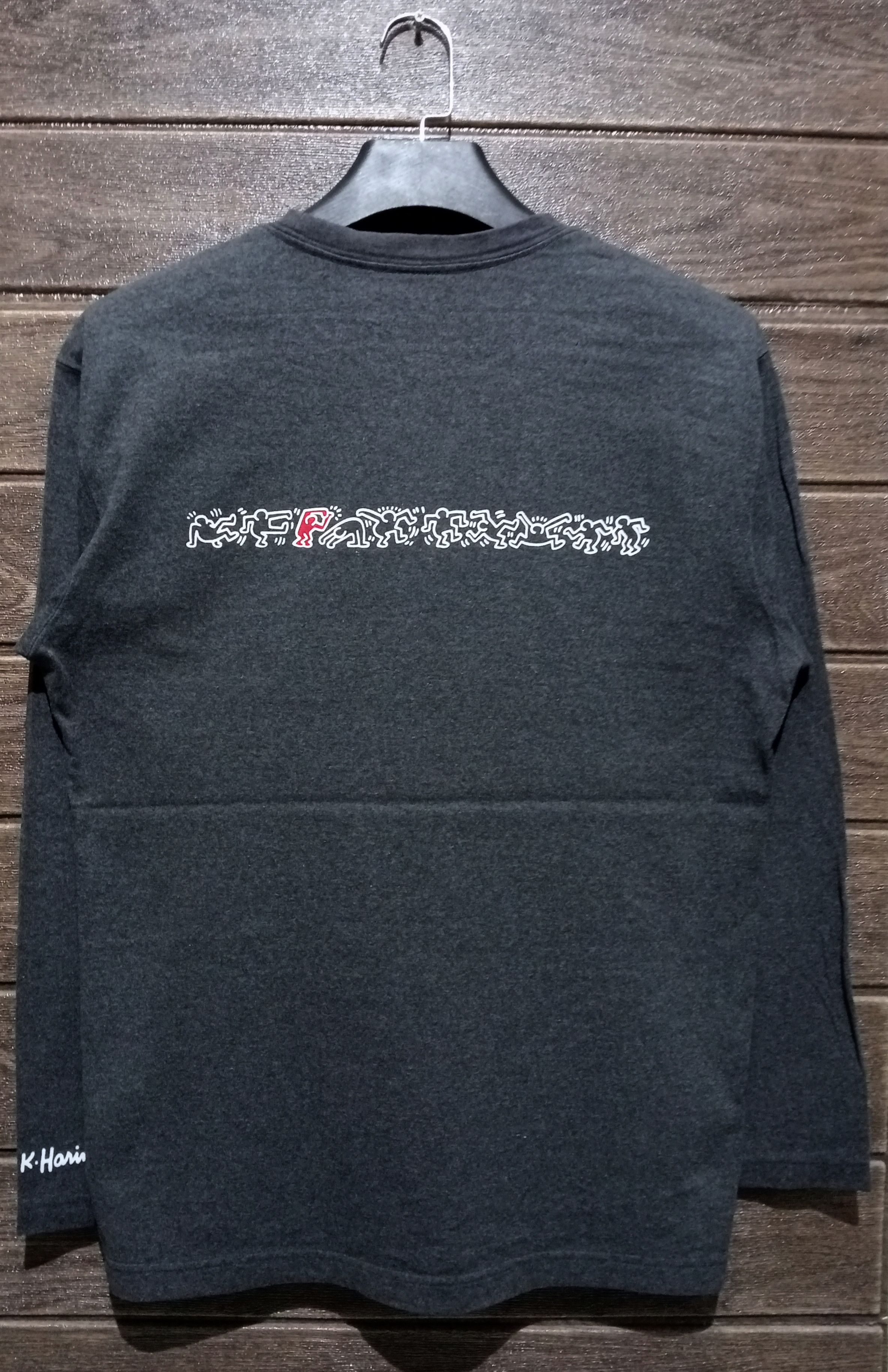 Keith Haring Vintage Keith Haring Long Sleeve Tshirt Size US M / EU 48-50 / 2 - 9 Thumbnail