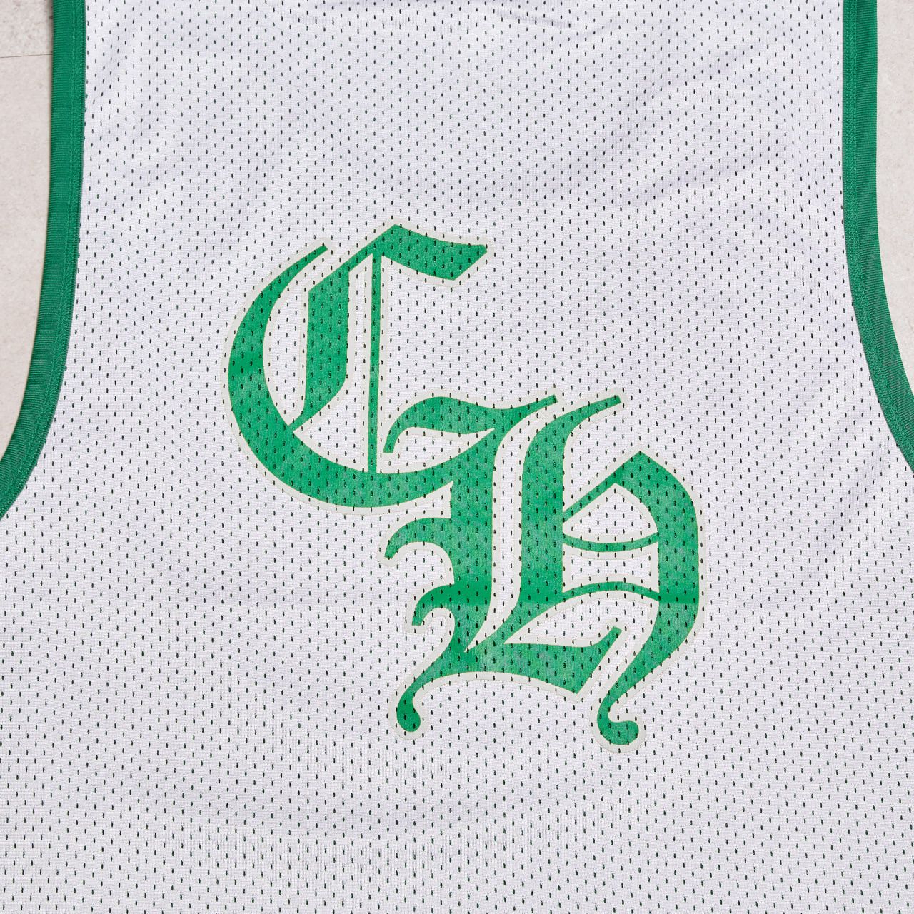 Chrome Hearts CHROME HEARTS Mesh Reversible Basketball Jersey GREEN/WHITE Size US L / EU 52-54 / 3 - 10 Thumbnail