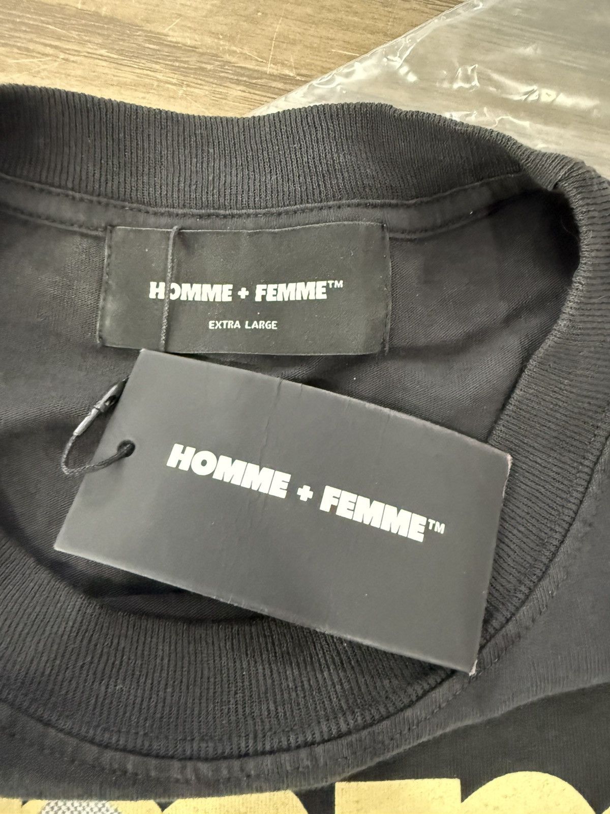 Designer × Homme + Femme La ⚡️ Homme Femme LA Twisted Fingers Tee Shirt Size XL ⚡️ Size US XL / EU 56 / 4 - 6 Thumbnail
