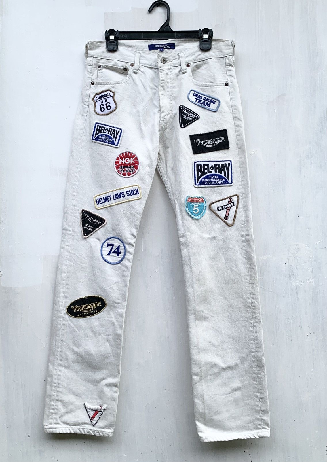 Comme des Garcons Homme Plus Comme des garcons x junya watanabe AD2002 motorcycle patch Size US 31 - 2 Thumbnail