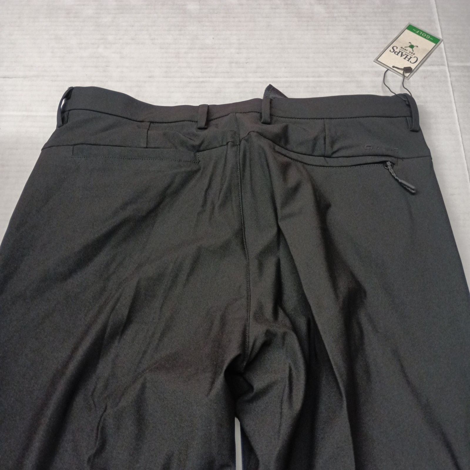 Chaps Chaps Golf Slim Fit Pants Mens 32x32 Black Stretch Waistband Size US 32 / EU 48 - 7 Thumbnail