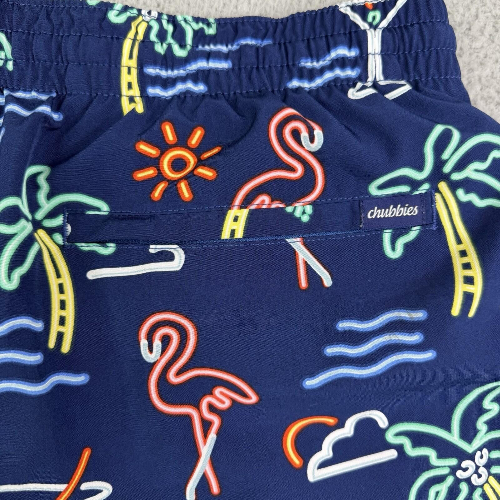Chubbies Chubbies Neon Glades Swim Trunks Men's XL (34x5.5) Lined Size US 36 / EU 52 - 10 Thumbnail