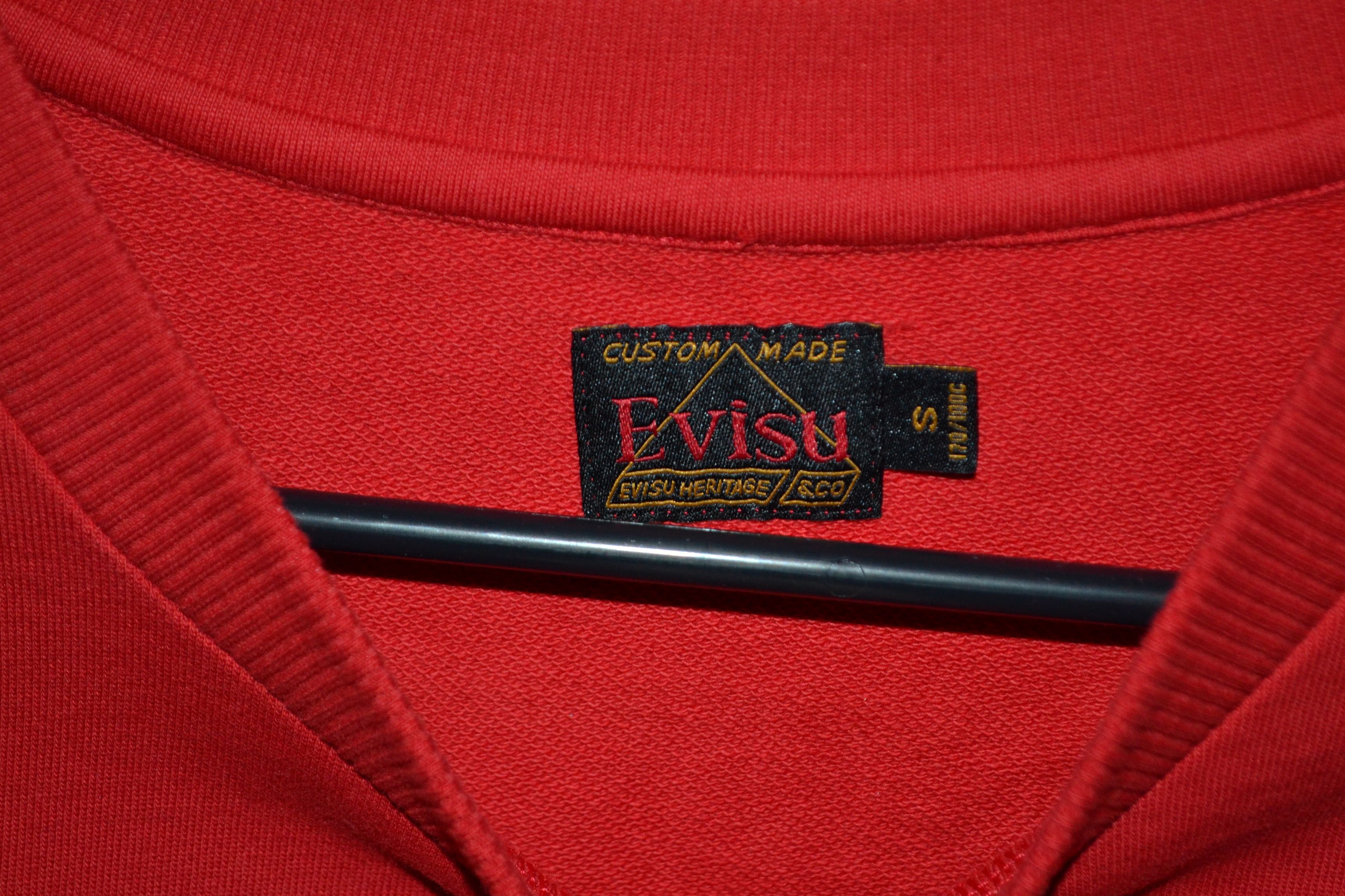 Evisu Evisu S size Red Sweatshirt Logo Size US S / EU 44-46 / 1 - 8 Thumbnail