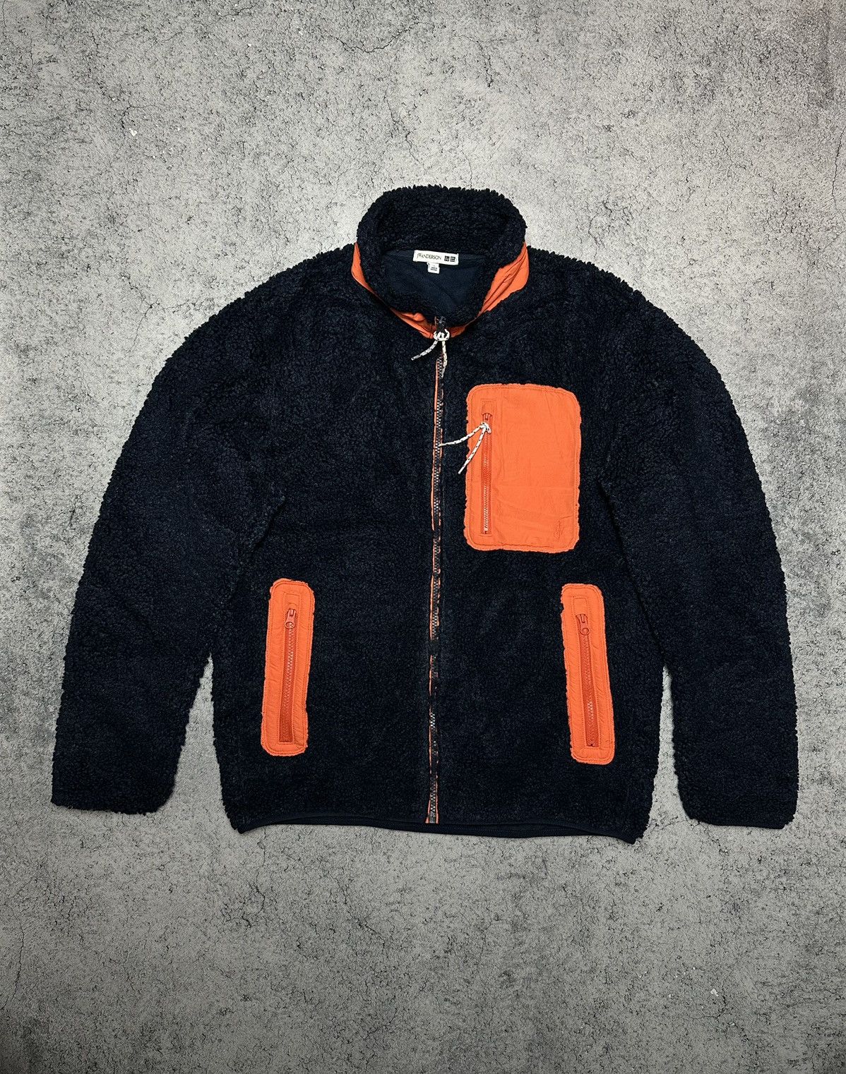 Japanese Brand JW Anderson x Uniqlo Full Zip Deep Pile Fleece Jacket Size US S / EU 44-46 / 1 - 1 Thumbnail