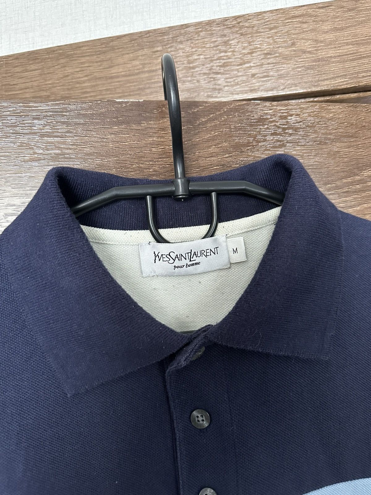 Yves Saint Laurent Yves Saint Laurent YSL Vintage Polo T-Shirt Big Logo Size US M / EU 48-50 / 2 - 8 Thumbnail