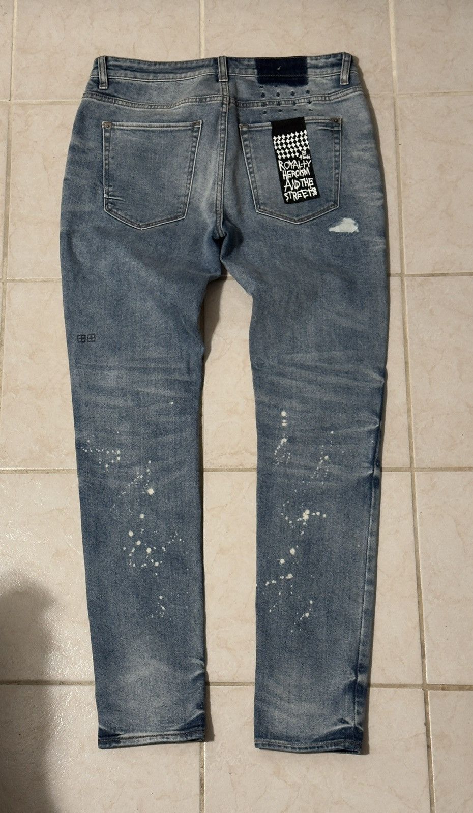 Ksubi Ksubi Blue Van Winkle North Trashed Jeans Size US 33 - 2 Thumbnail