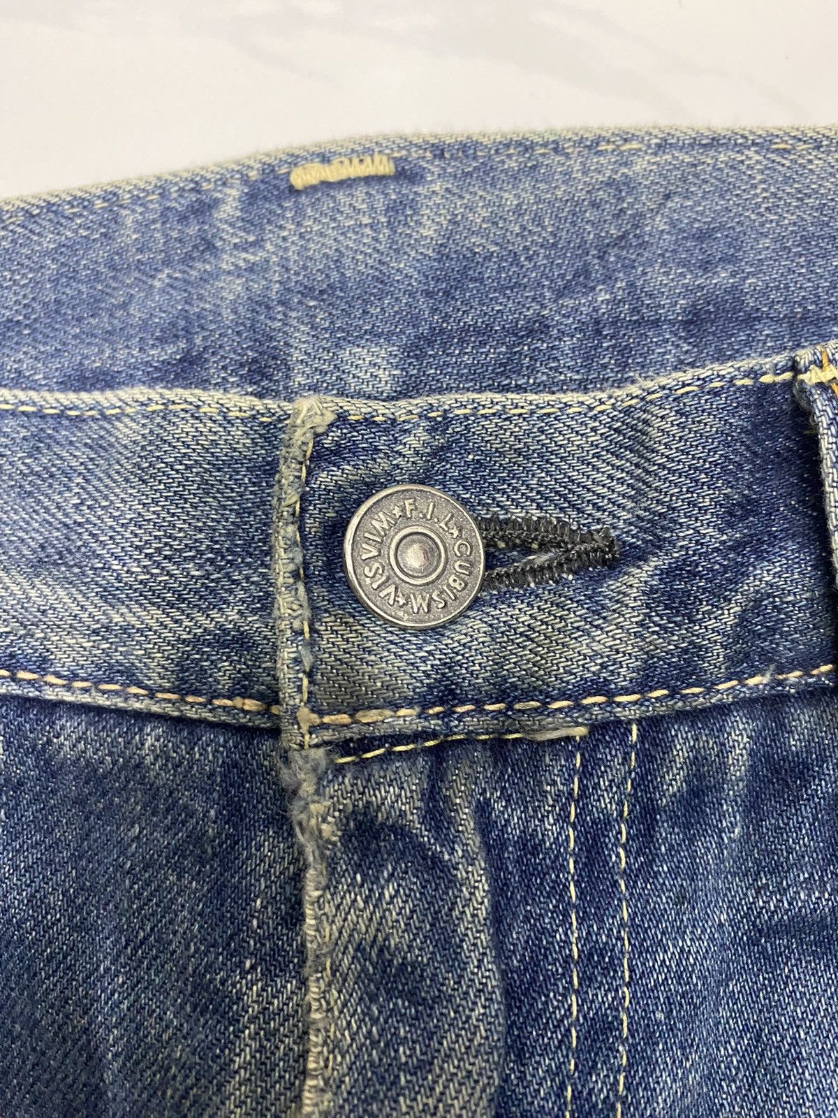 Visvim VISVIM 03D3 DAMAGE DISTRESSED DENIM JEANS Size US 31 - 7 Thumbnail