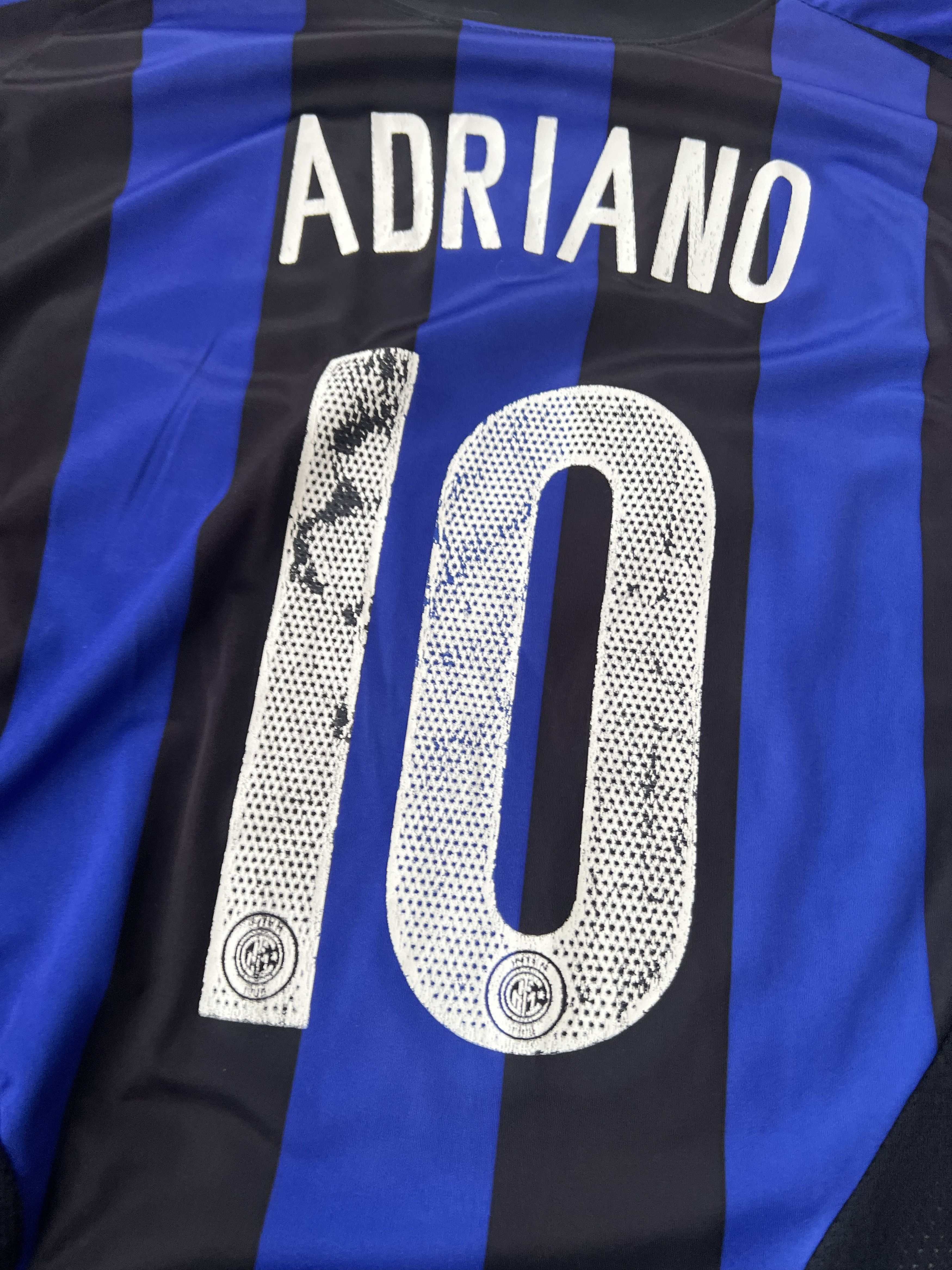 Vintage Internazionale Pirelli Adriano 10 Vintage Football Jersey Size US XL / EU 56 / 4 - 6 Thumbnail
