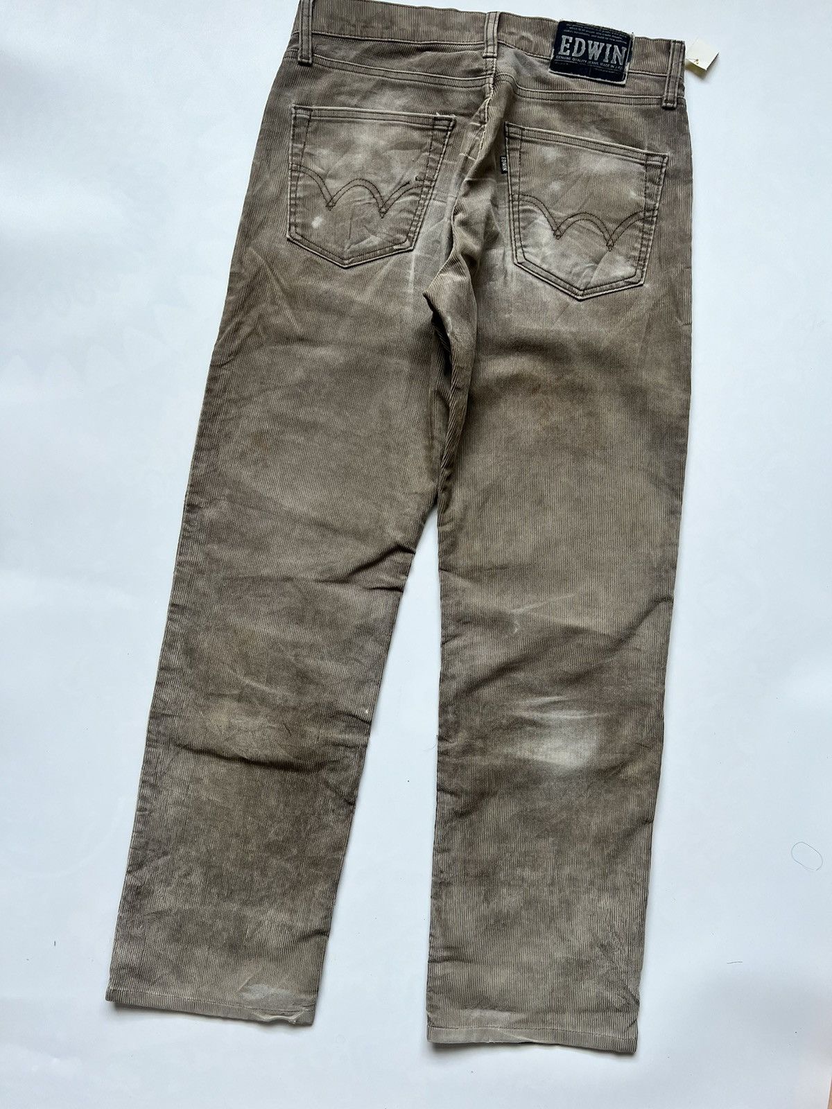 Edwin Edwin 503 Brown Wash Corduroy Pants Size US 31 - 10 Thumbnail