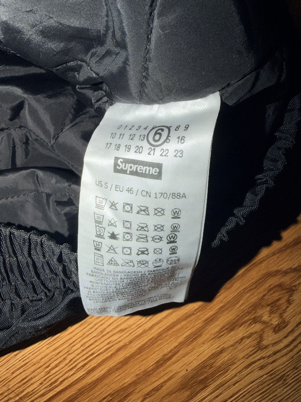 Supreme Supreme MM6 Maison Margiela Split Stadium Jacket Teal size S Size US S / EU 44-46 / 1 - 6 Thumbnail