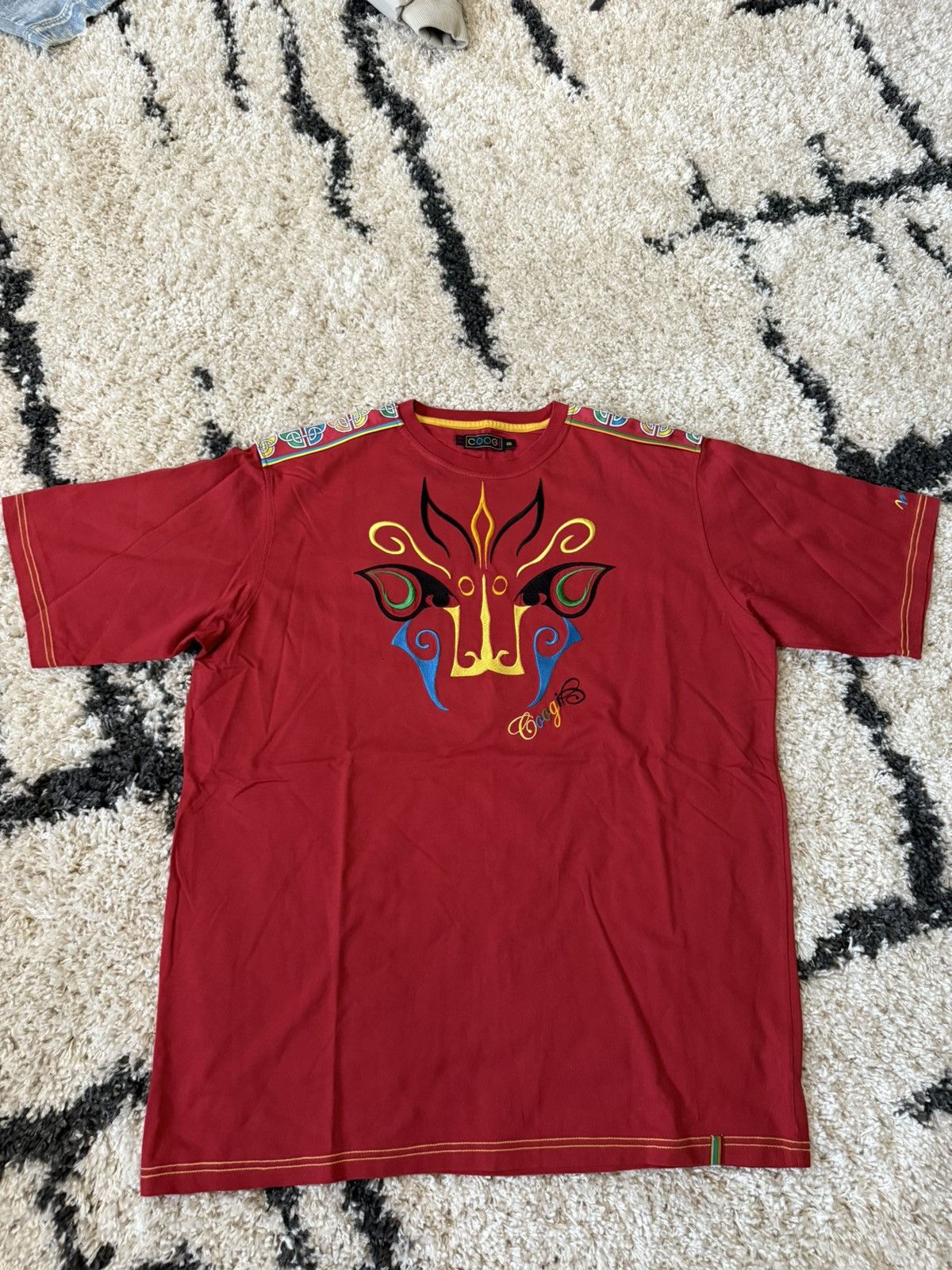 Coogi Coogi Embroidered African Tee Size US XXL / EU 58 / 5 - 1 Thumbnail