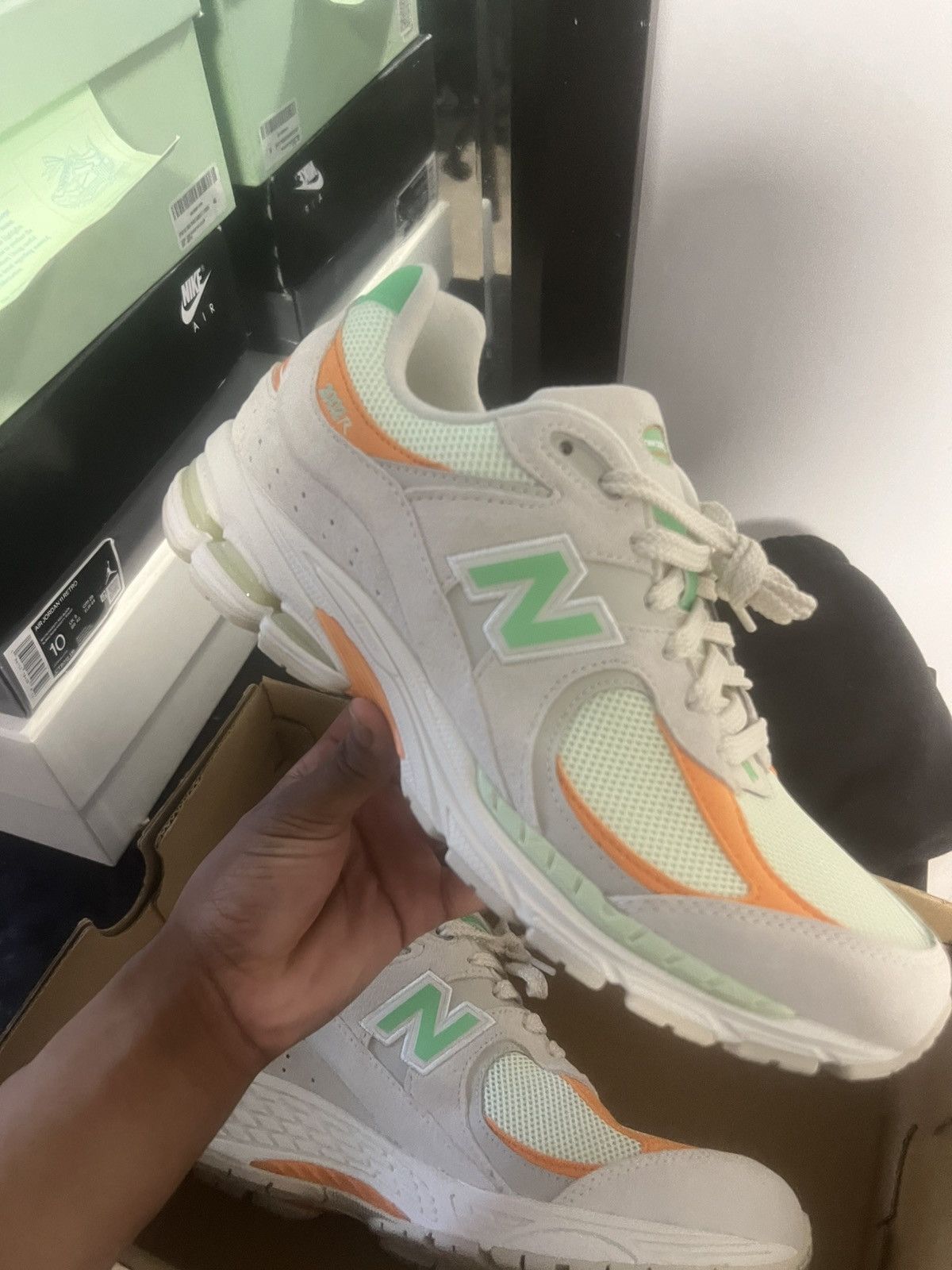 New Balance New balance 2002r linen green apple Size US 10.5 / EU 43-44 - 1 Thumbnail
