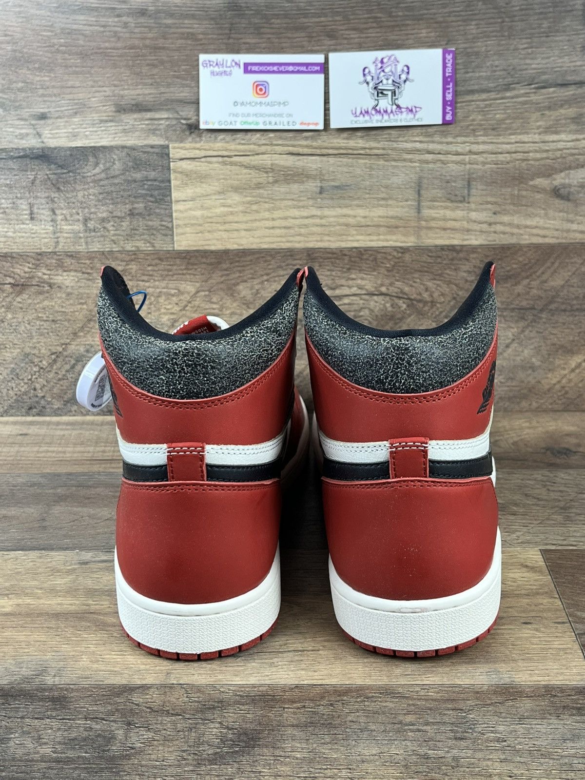 Jordan Brand Air Jordan 1 Retro High OG Chicago Lost & Found Size US 12 / EU 45 - 5 Thumbnail