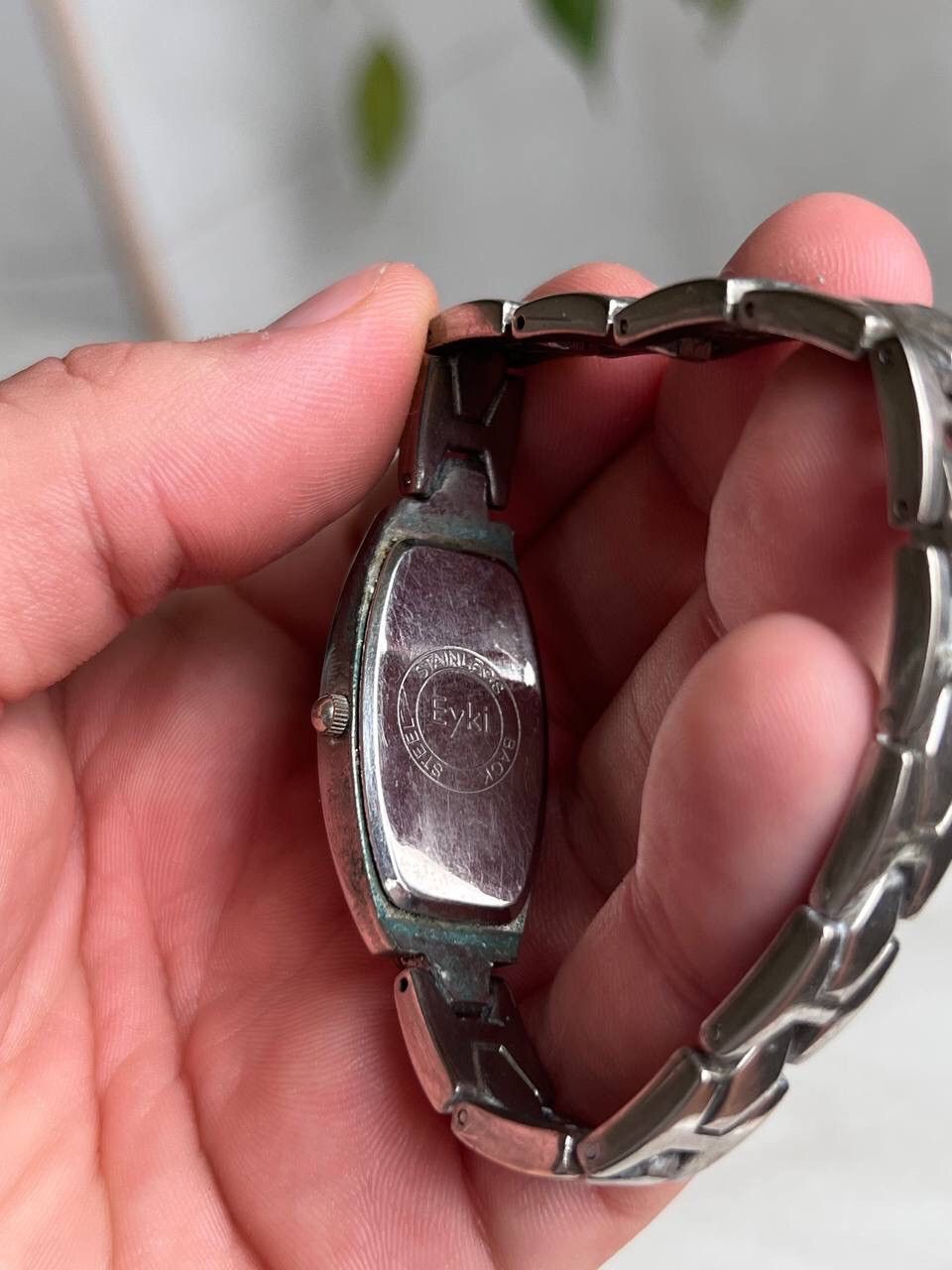 Japanese Brand × Vintage Vintage Japanese style futuristic Steel Blue Logo Watch Size ONE SIZE - 7 Thumbnail