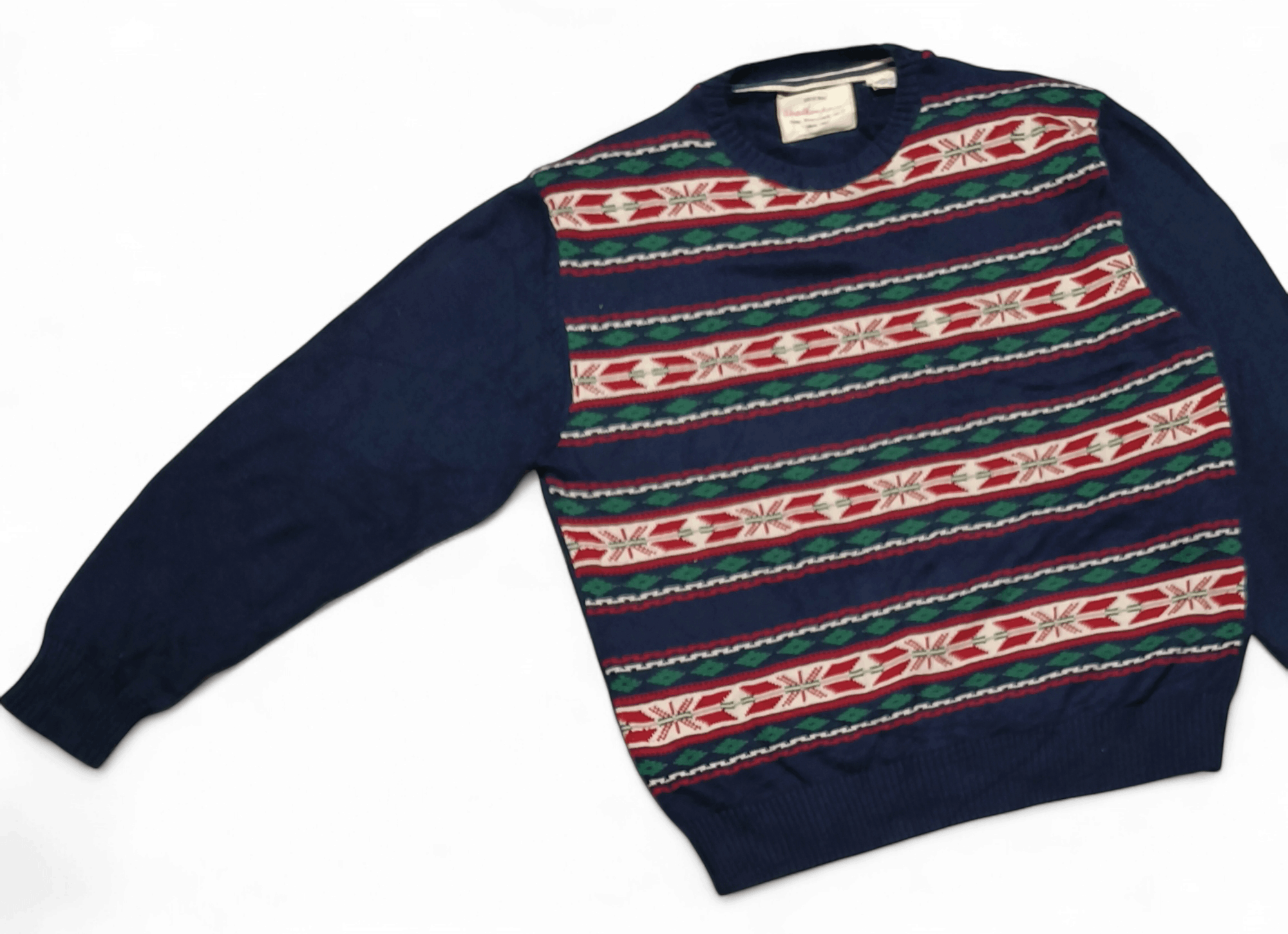 Other WEATHERPROOF Ethnic Striped Motifs Knit Crewneck Sweater Size US XL / EU 56 / 4 - 3 Thumbnail