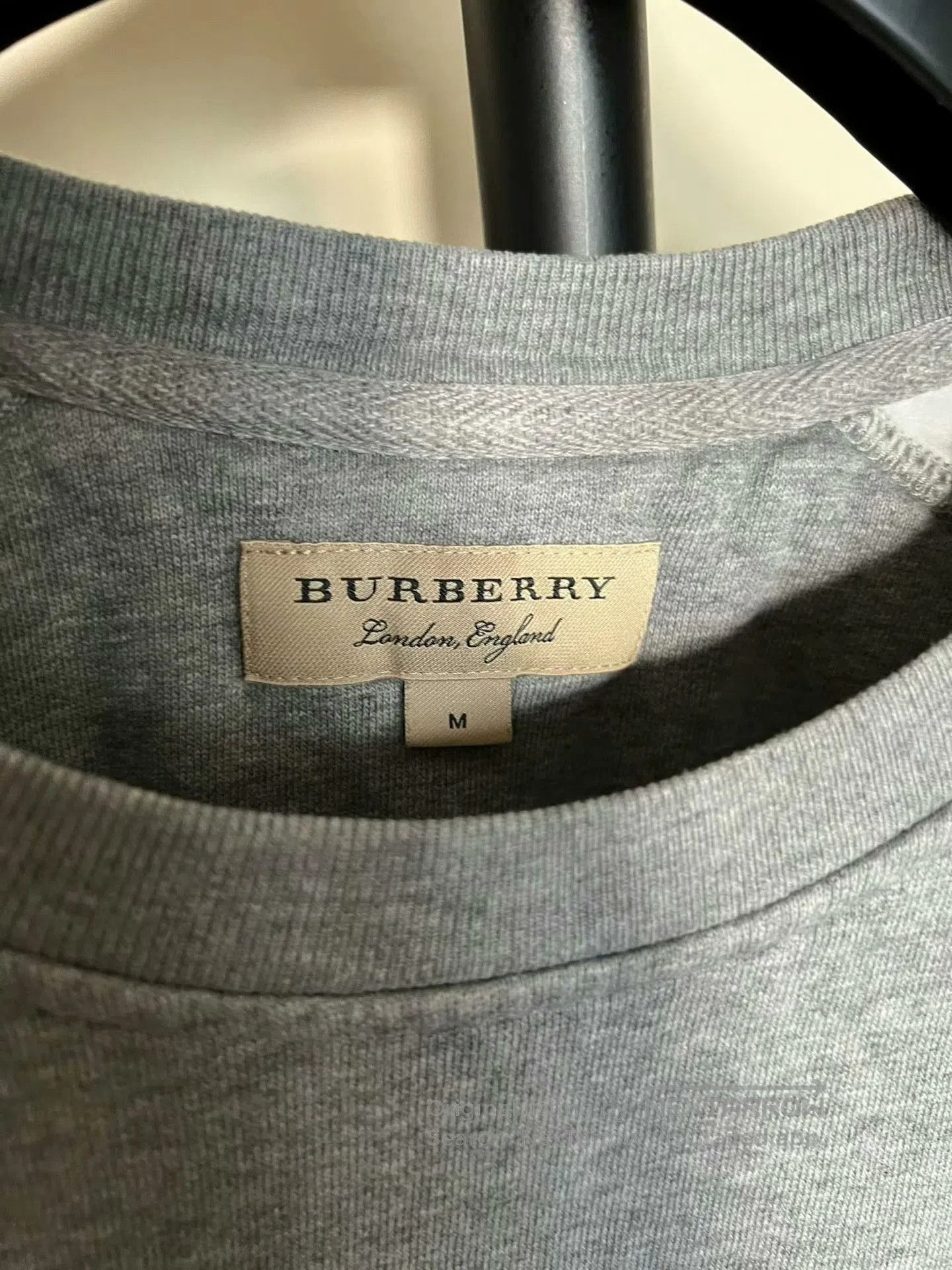 Burberry burberry gray logo embroidered sweatshirt size M. Size US M / EU 48-50 / 2 - 3 Thumbnail