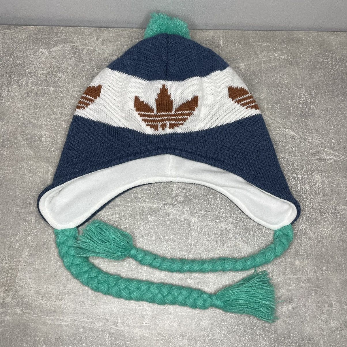 Adidas Adidas Knitted Pom Hat With Ear Flaps | Grailed