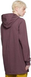 Rick Owens o1y0325 Hoodie in Burgundy Size US S / EU 44-46 / 1 - 3 Thumbnail