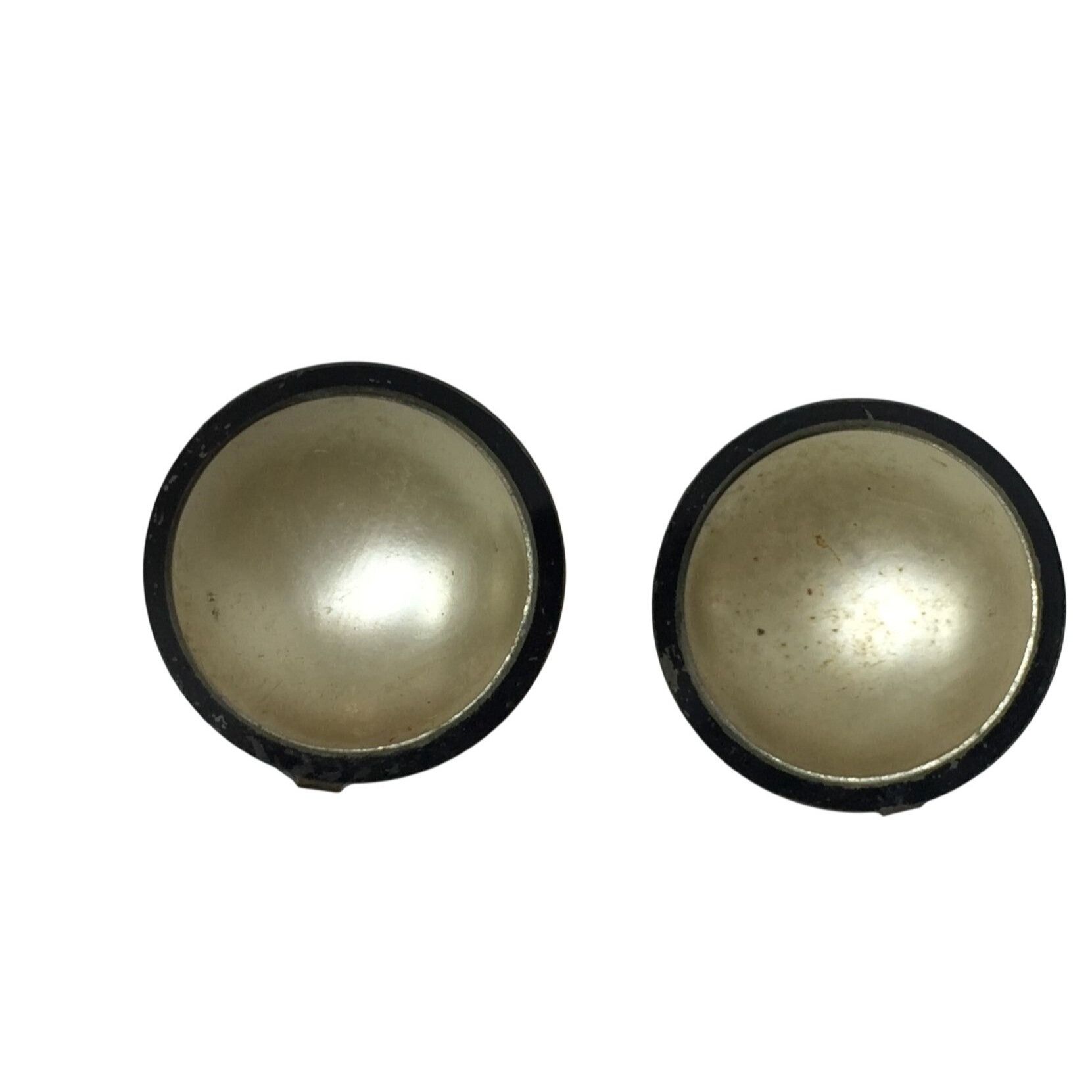 Other Women's Silver Tone Clip On Earrings with White Faux Pearl Size ONE SIZE - 1 Thumbnail