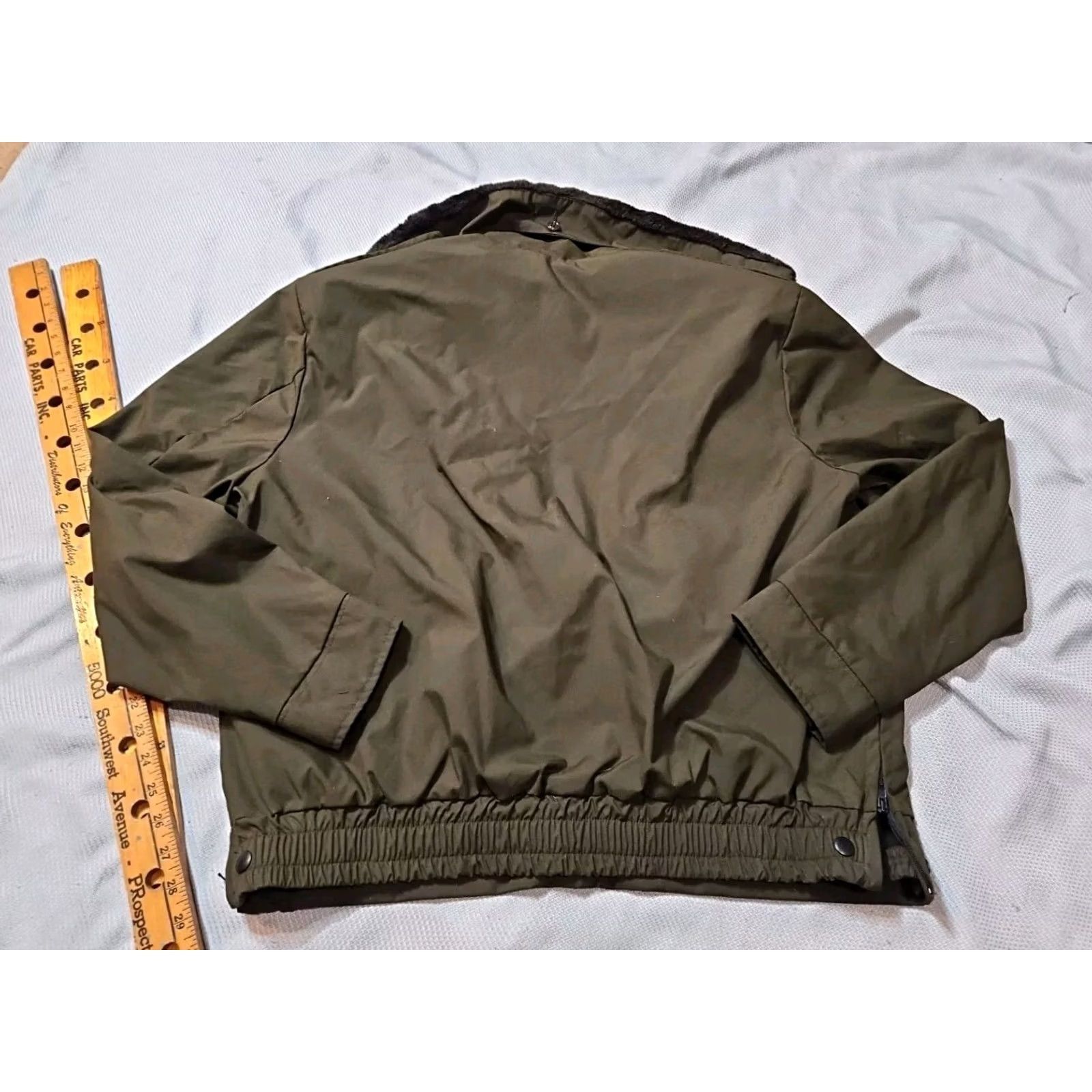 Vintage Duty Champ Mens Brown Button-Up Coat Jacket Vintage USA Bomber L Size US L / EU 52-54 / 3 - 7 Thumbnail